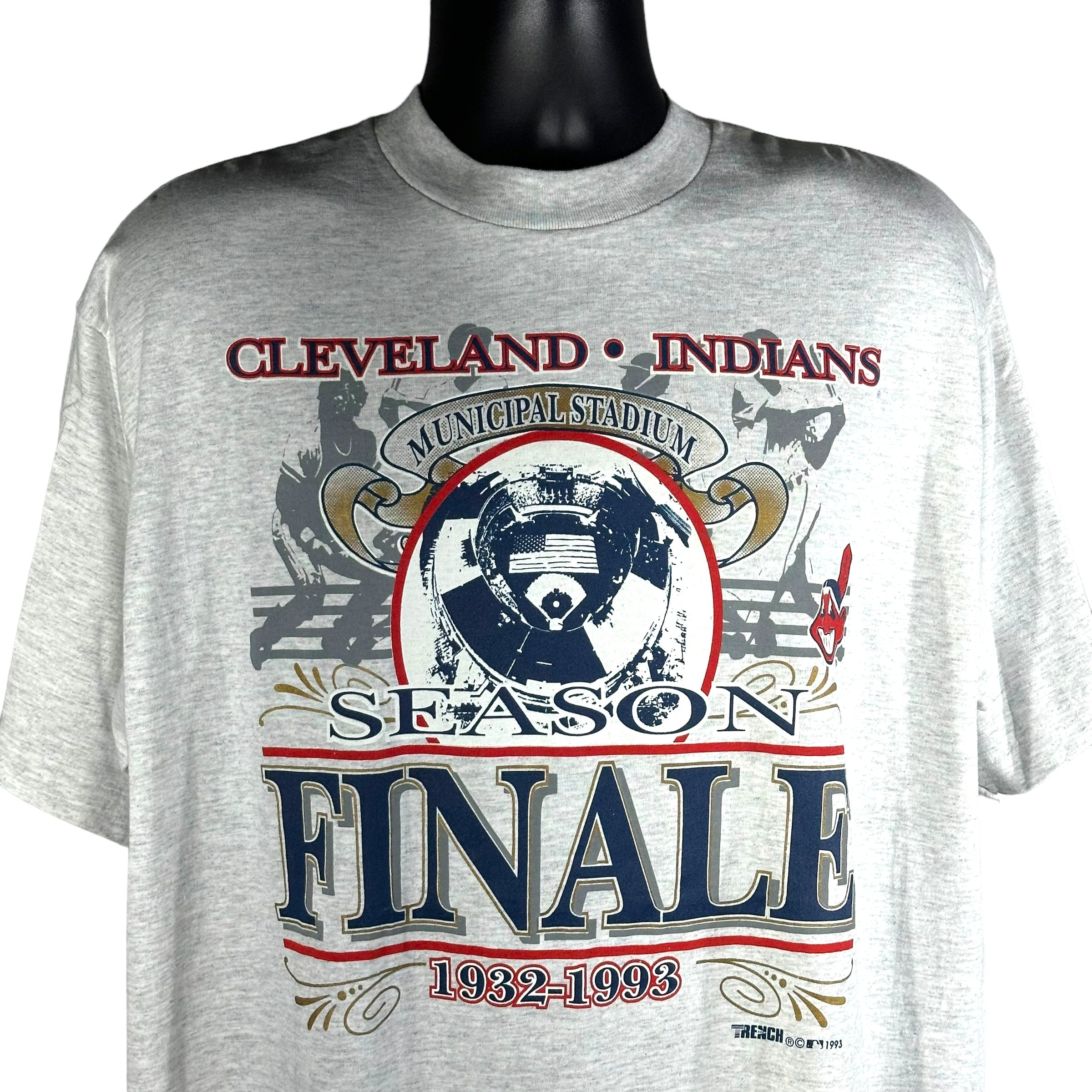 Vintage Cleveland Indians Seasons Finale Tee 1993