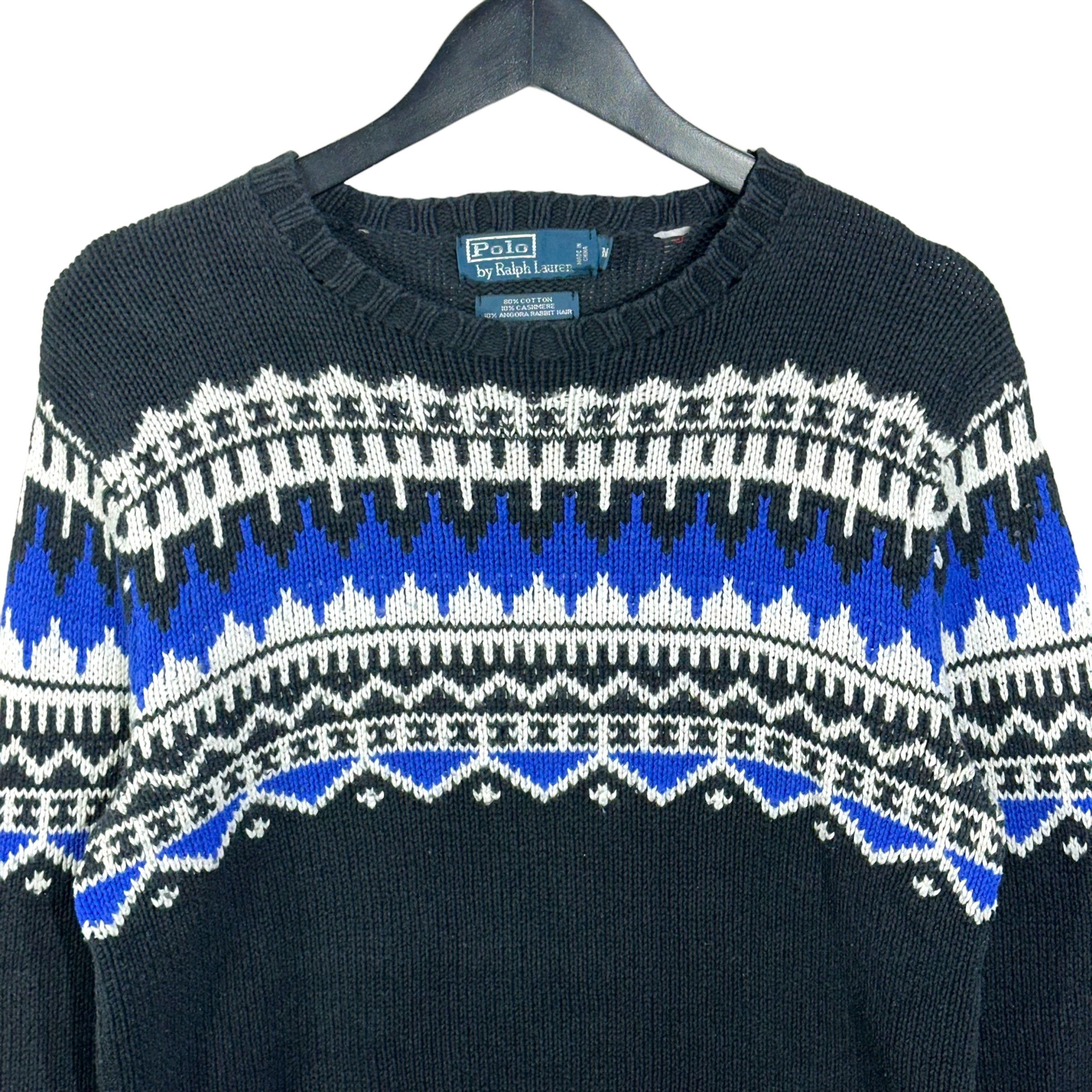 Vintage Polo Ralph Lauren Geometric Pattern Sweater