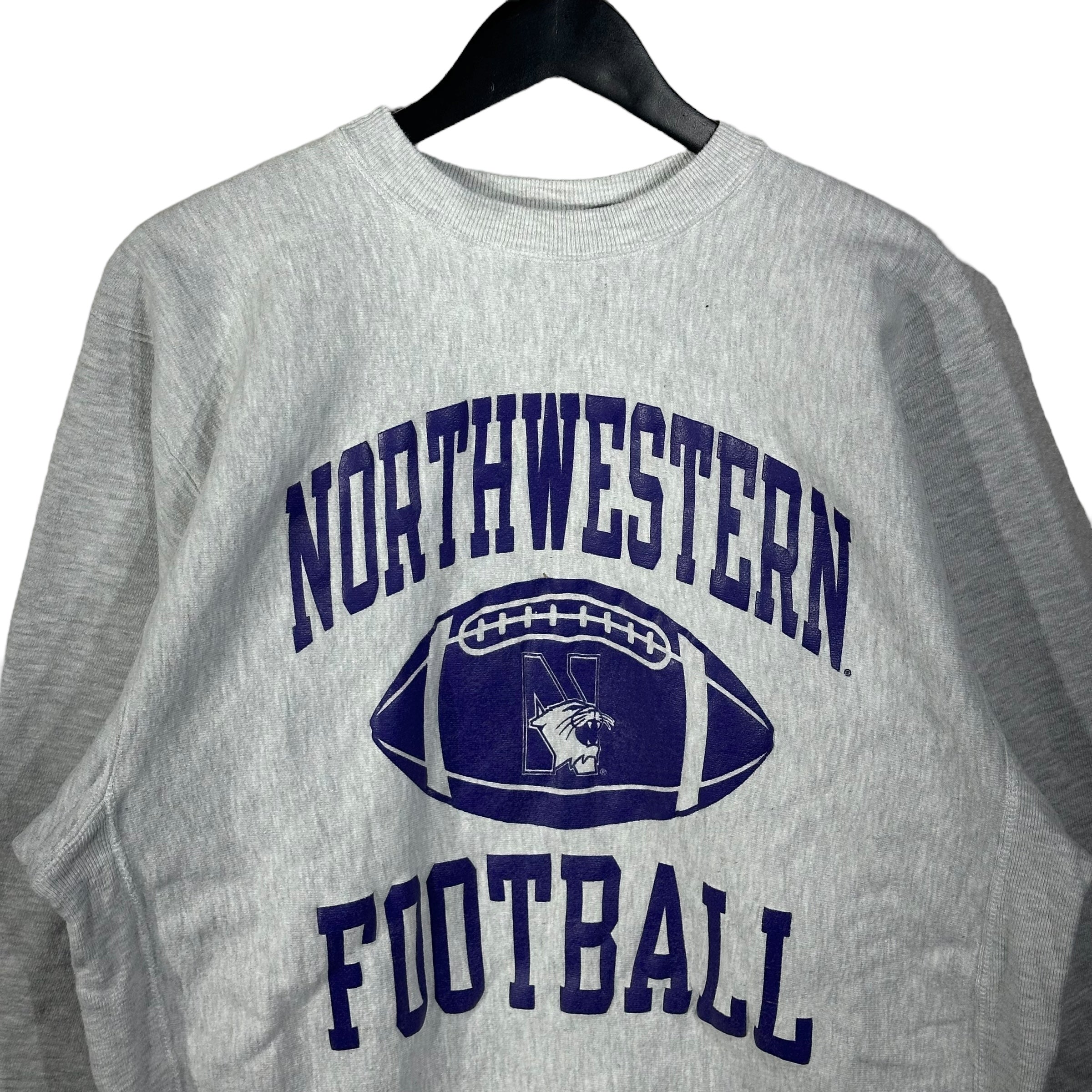 Vintage Champion Reverse Weave Northwestern Football Crewneck