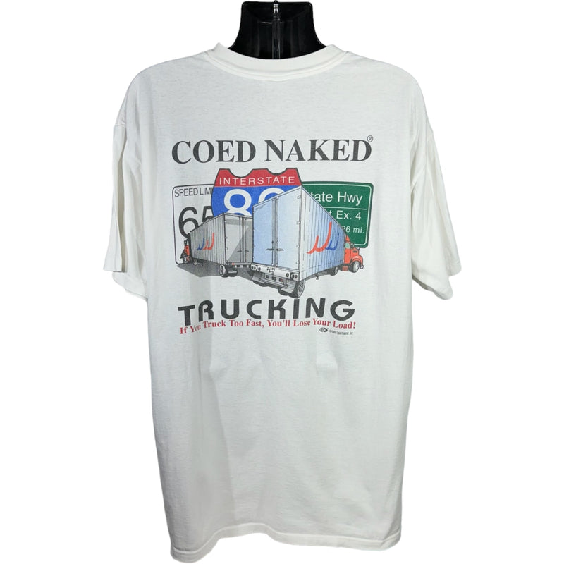 Vintage Coed Naked Trucking Tee 90s