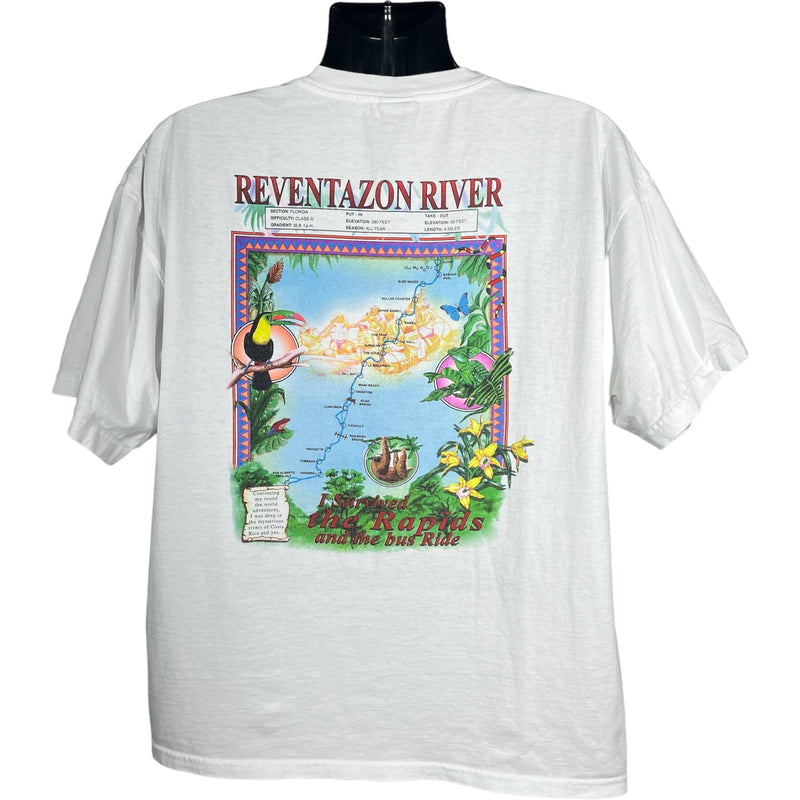 Vintage Costa Rica Reventazon River Nature Tee