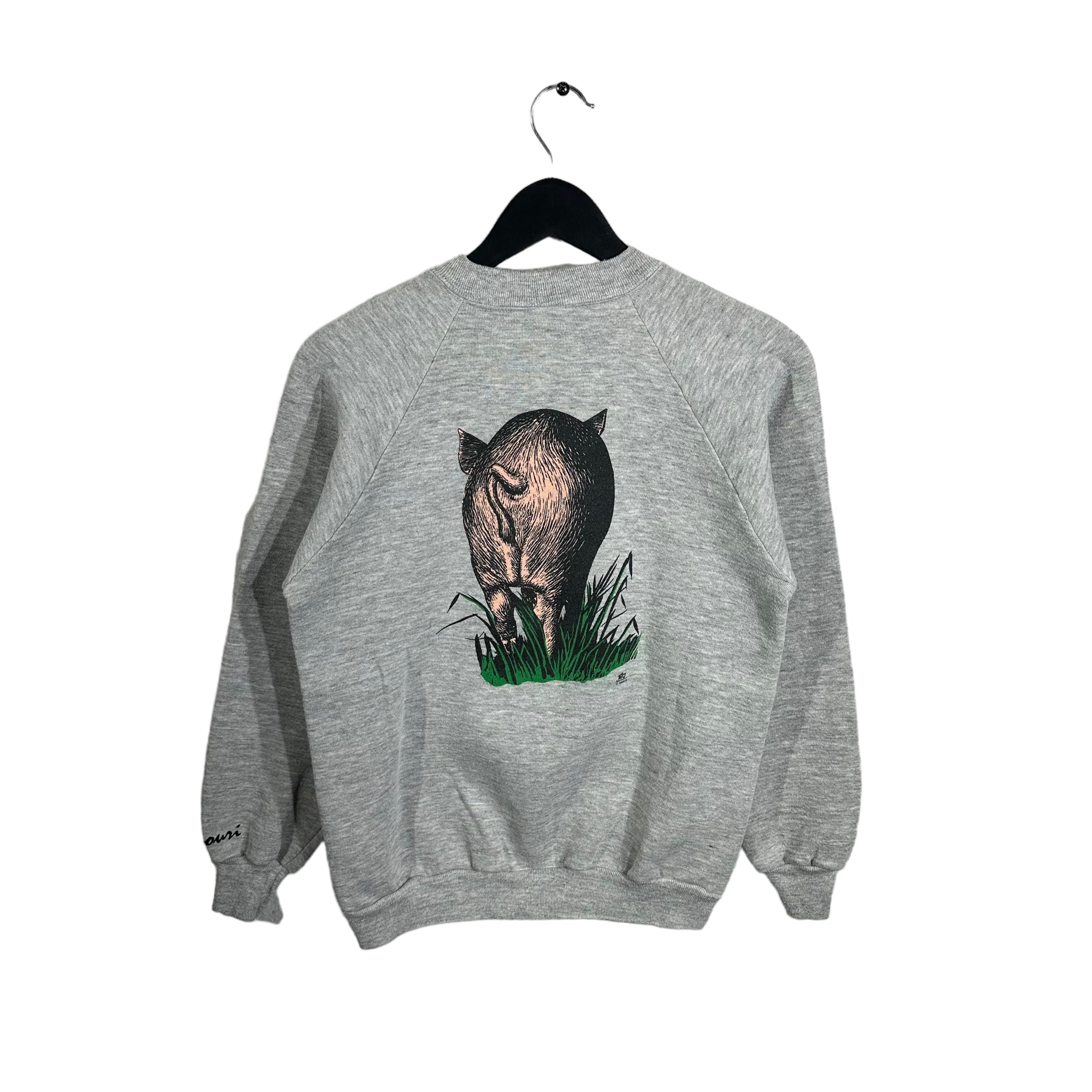 Vintage Pig Art Crewneck 1983