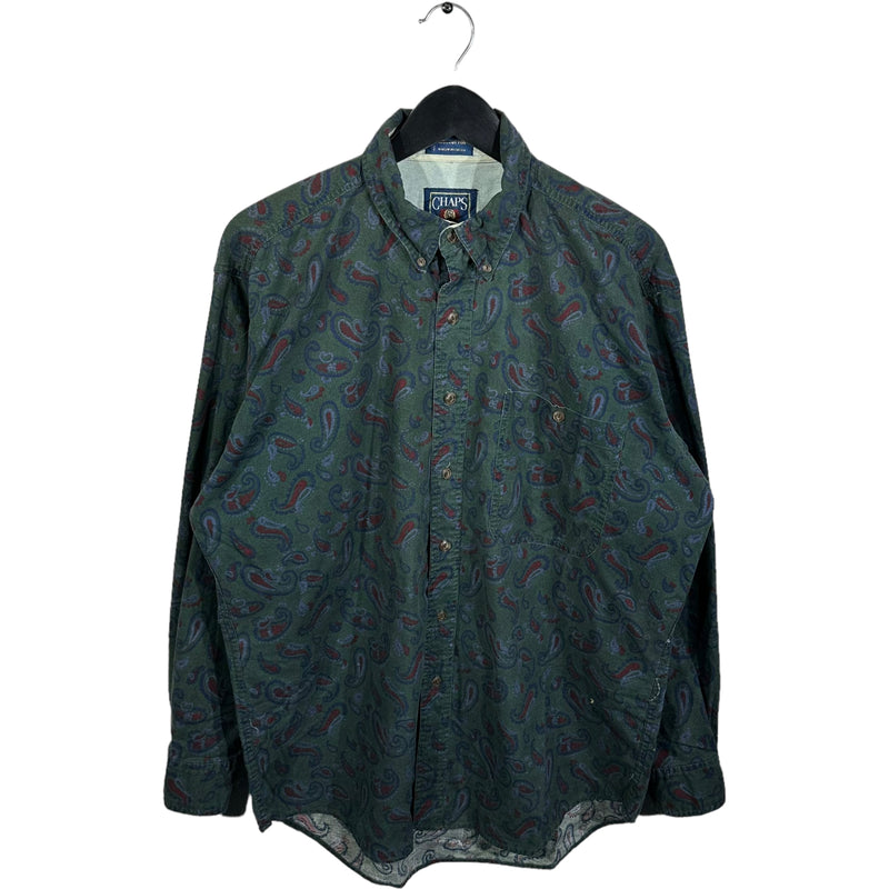 Vintage Chaps Ralph Lauren Paisley Button Up