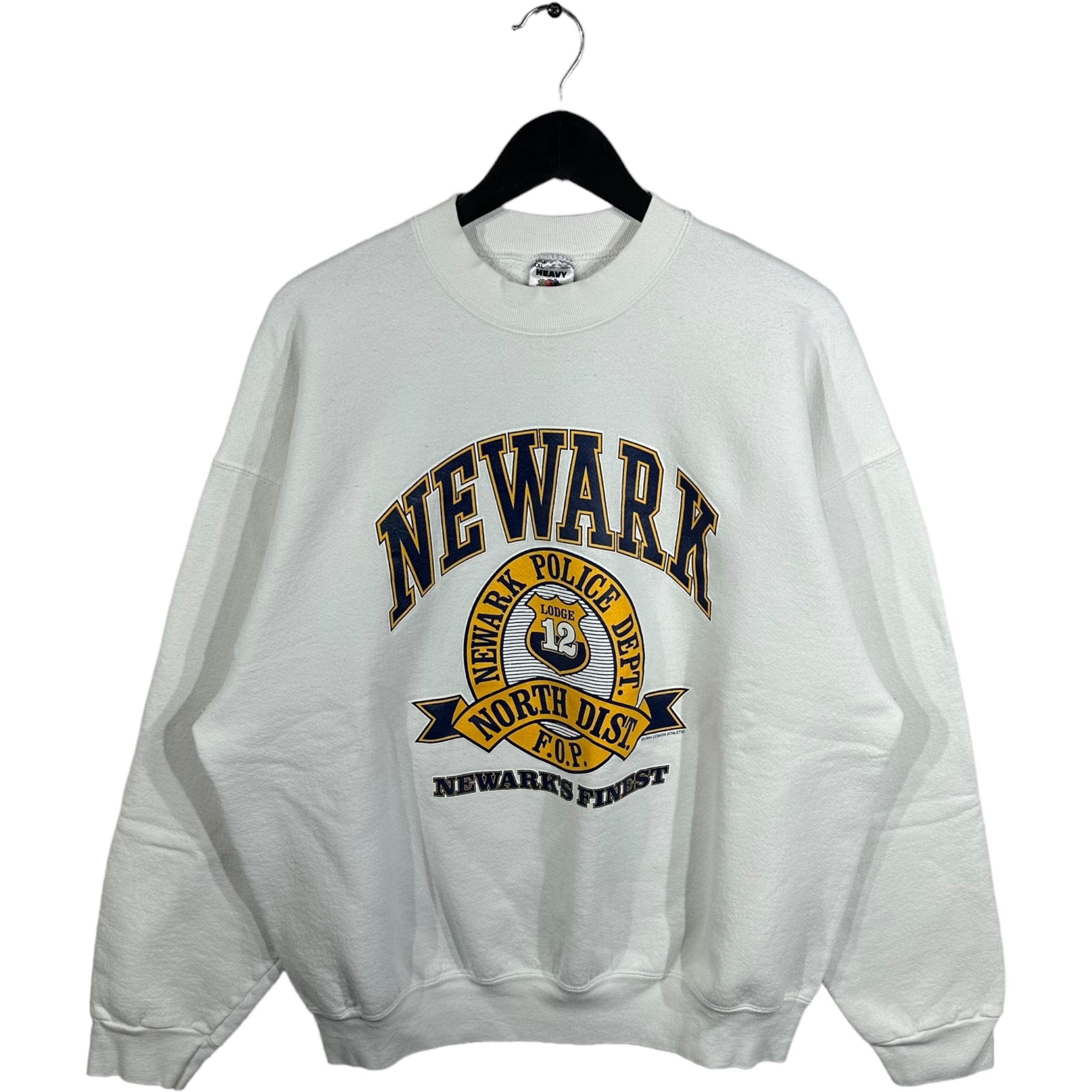 Vintage Newark Police Dept Crewneck 1994