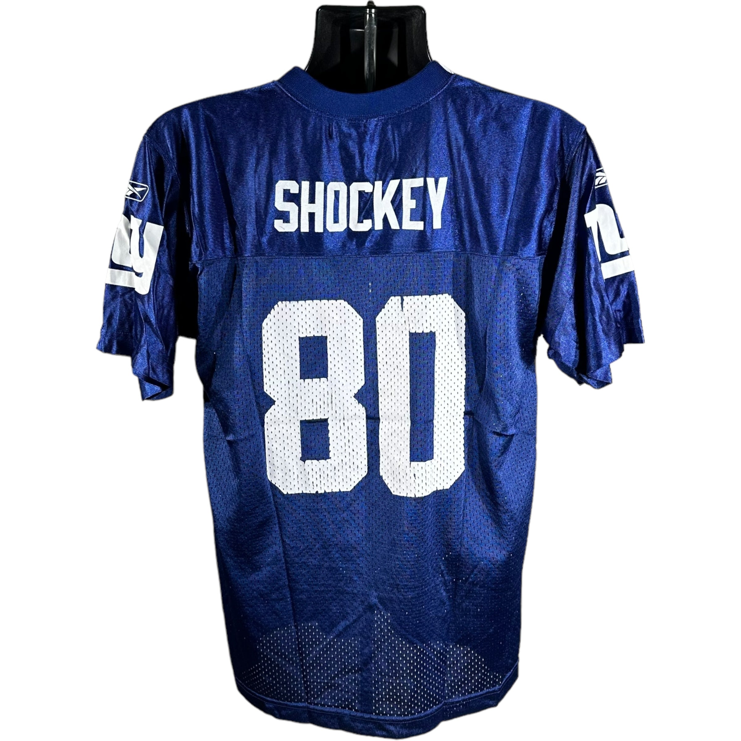 Vintage Reebok Jeremy shops Shockey New York Giants NFL Jersey