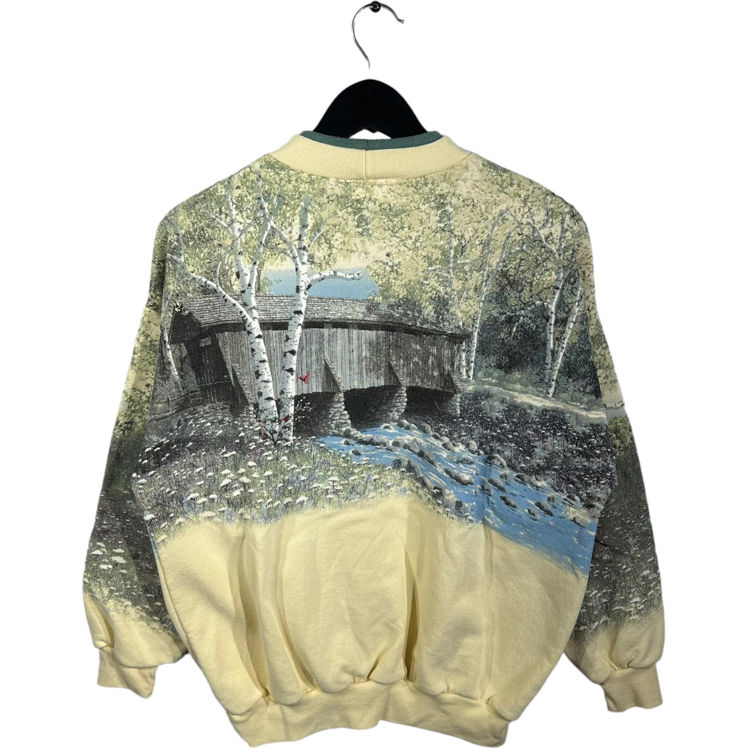 Vintage Bridge All Over Print Crewneck