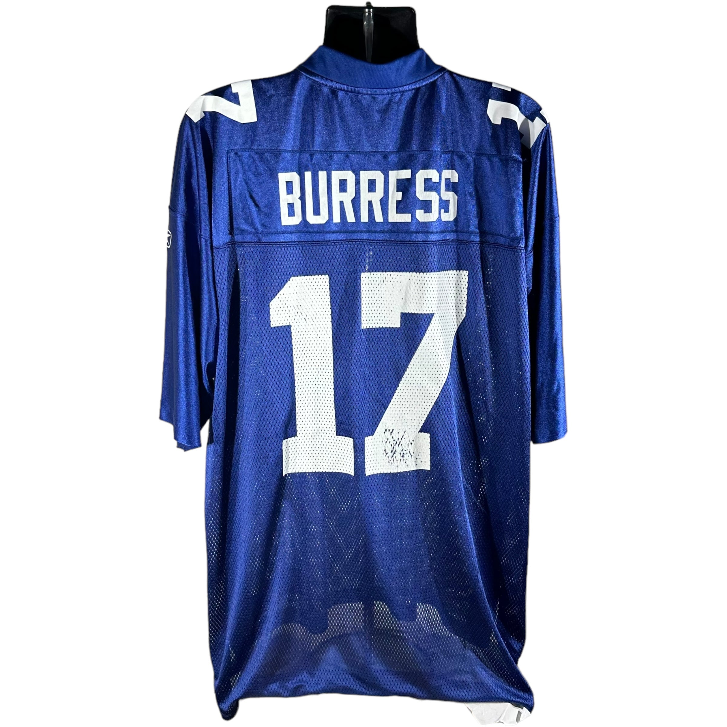 Vintage NFL Super Bowl New York Giants #17 Burress Jersey