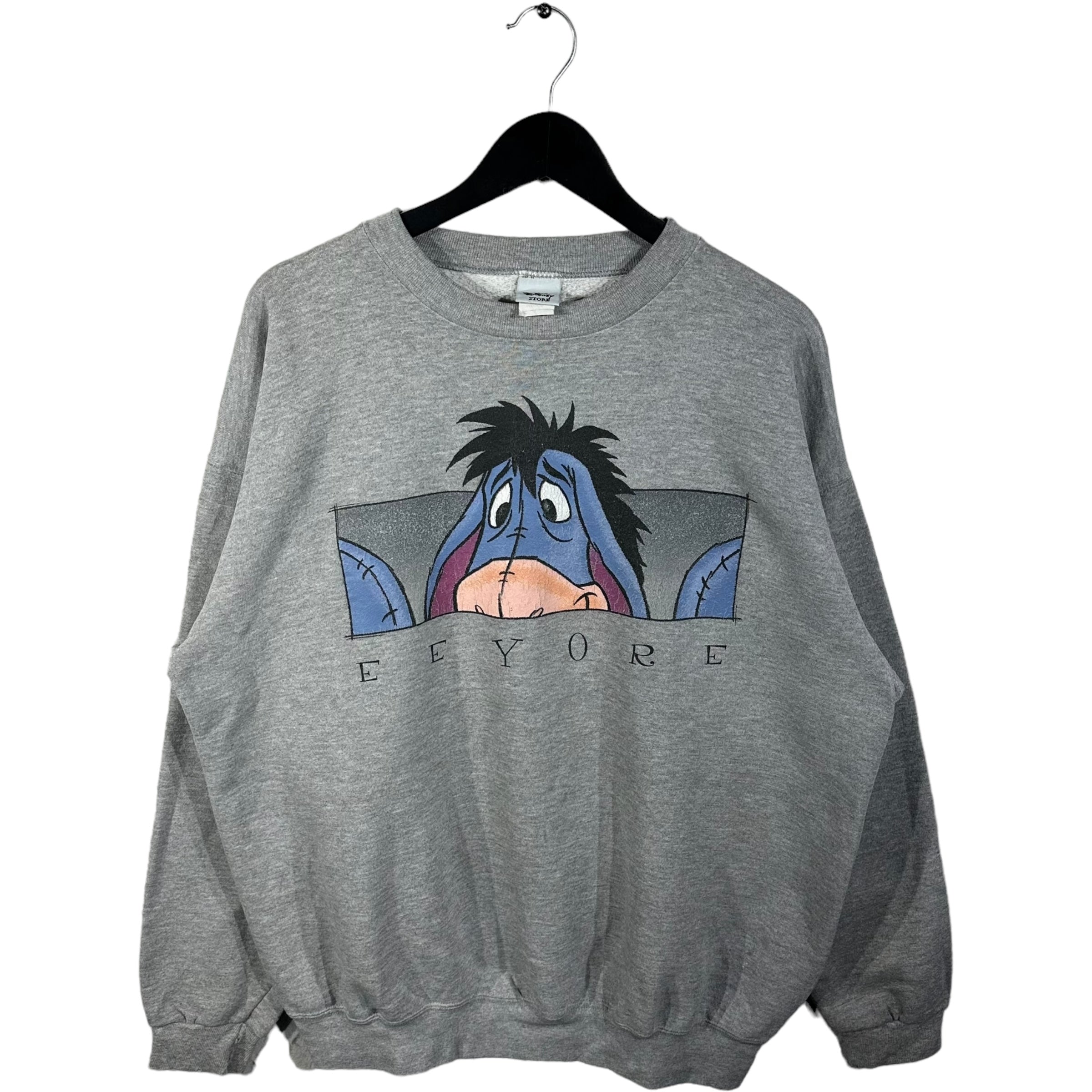 Y2K Disney Eeyore Distressed Crewneck