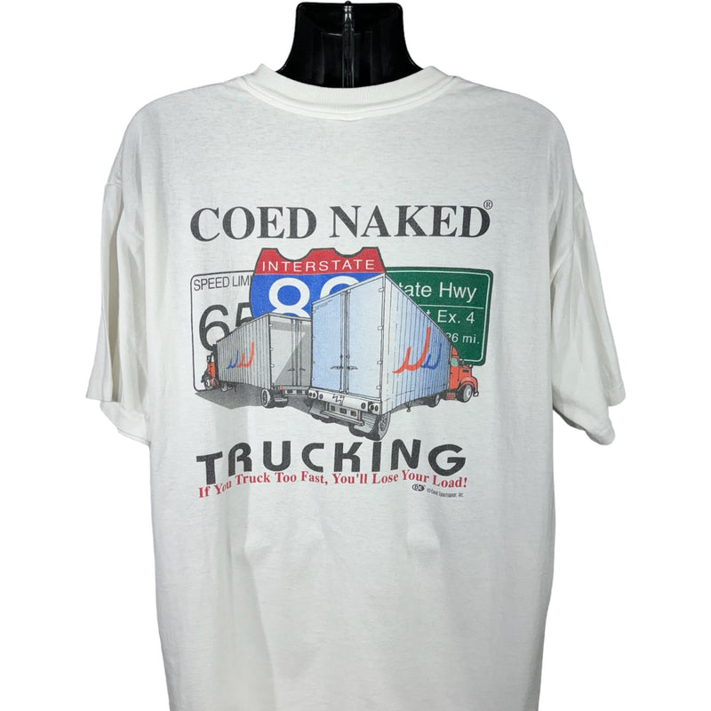 Vintage Coed Naked Trucking Tee 90s