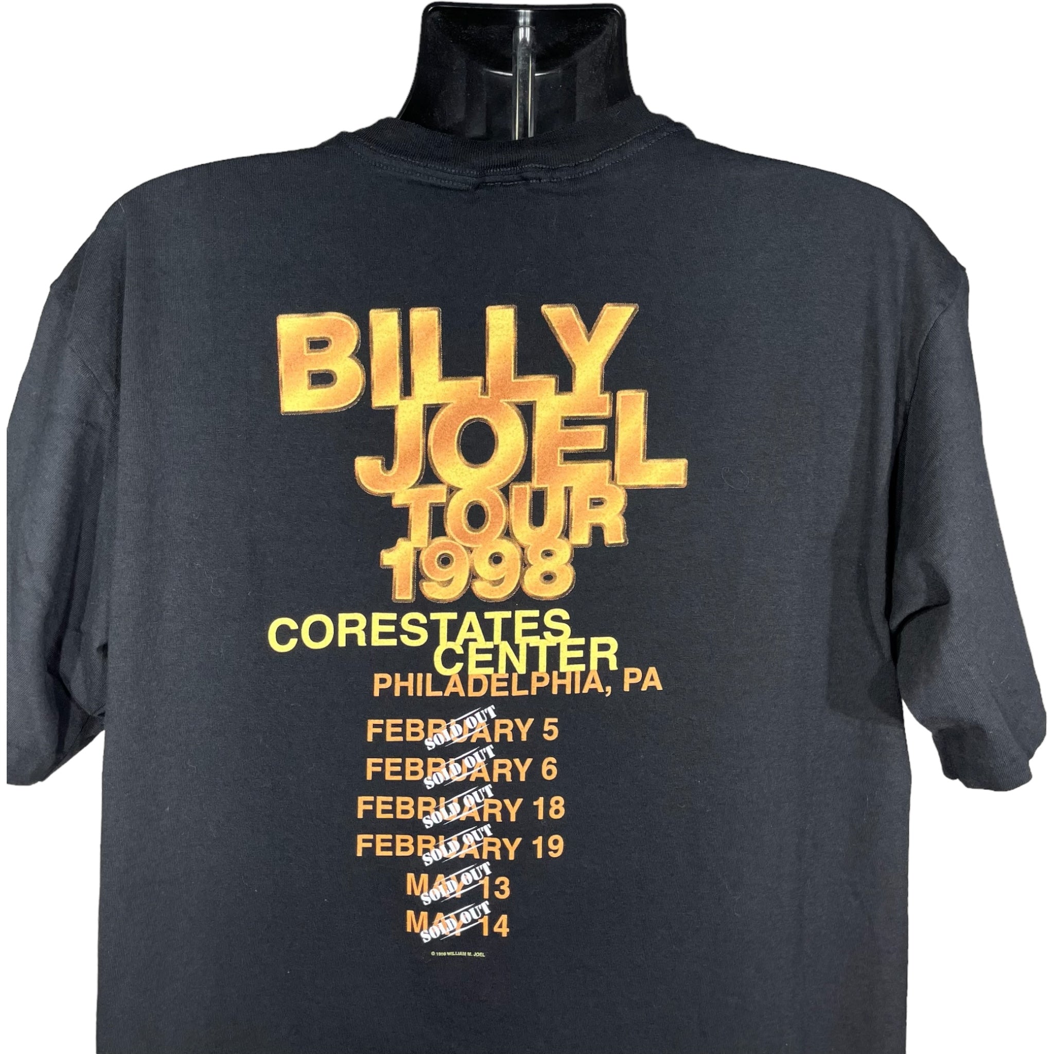 Vintage Billy Joel Tour Tee 1998