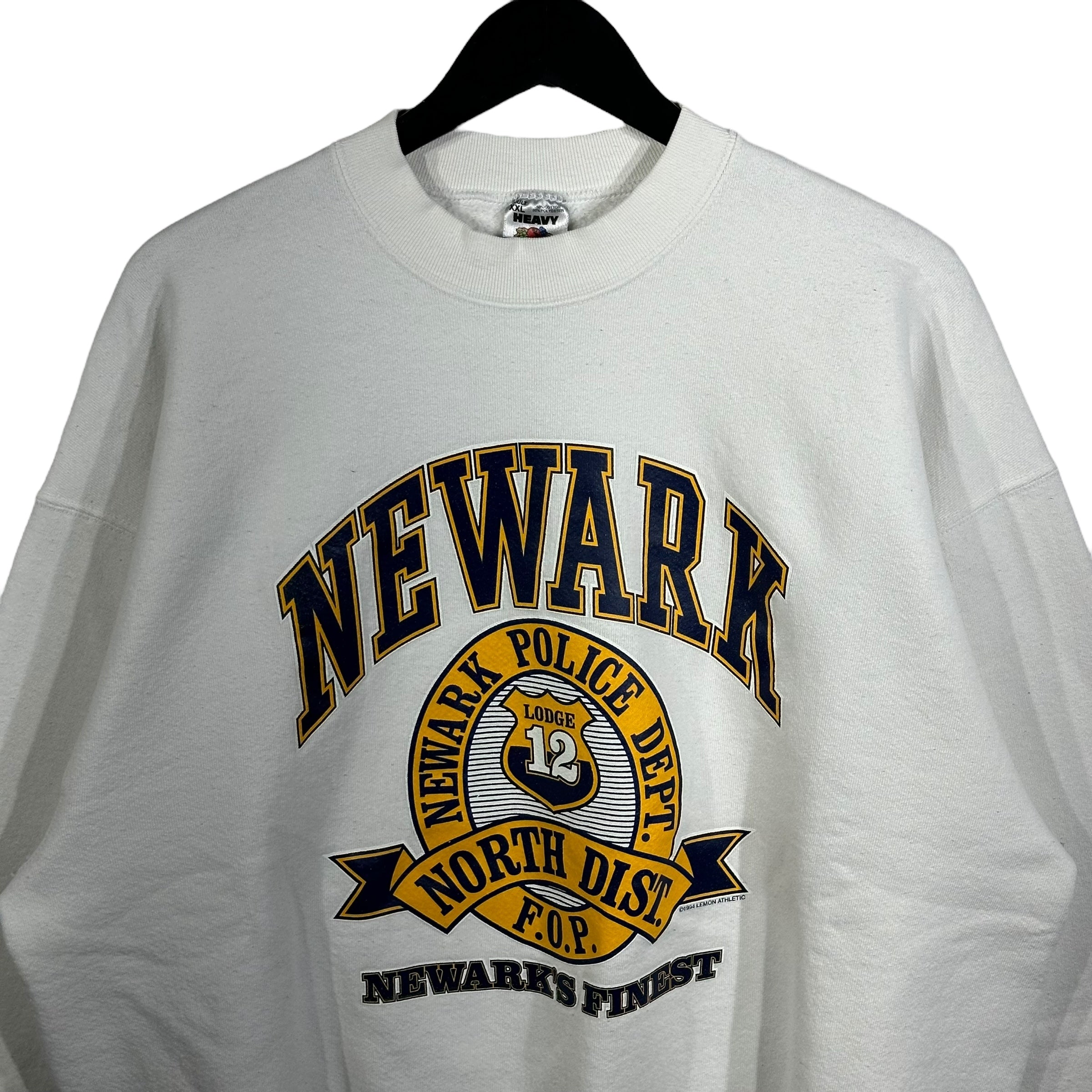 Vintage Newark Police Dept Crewneck 1994