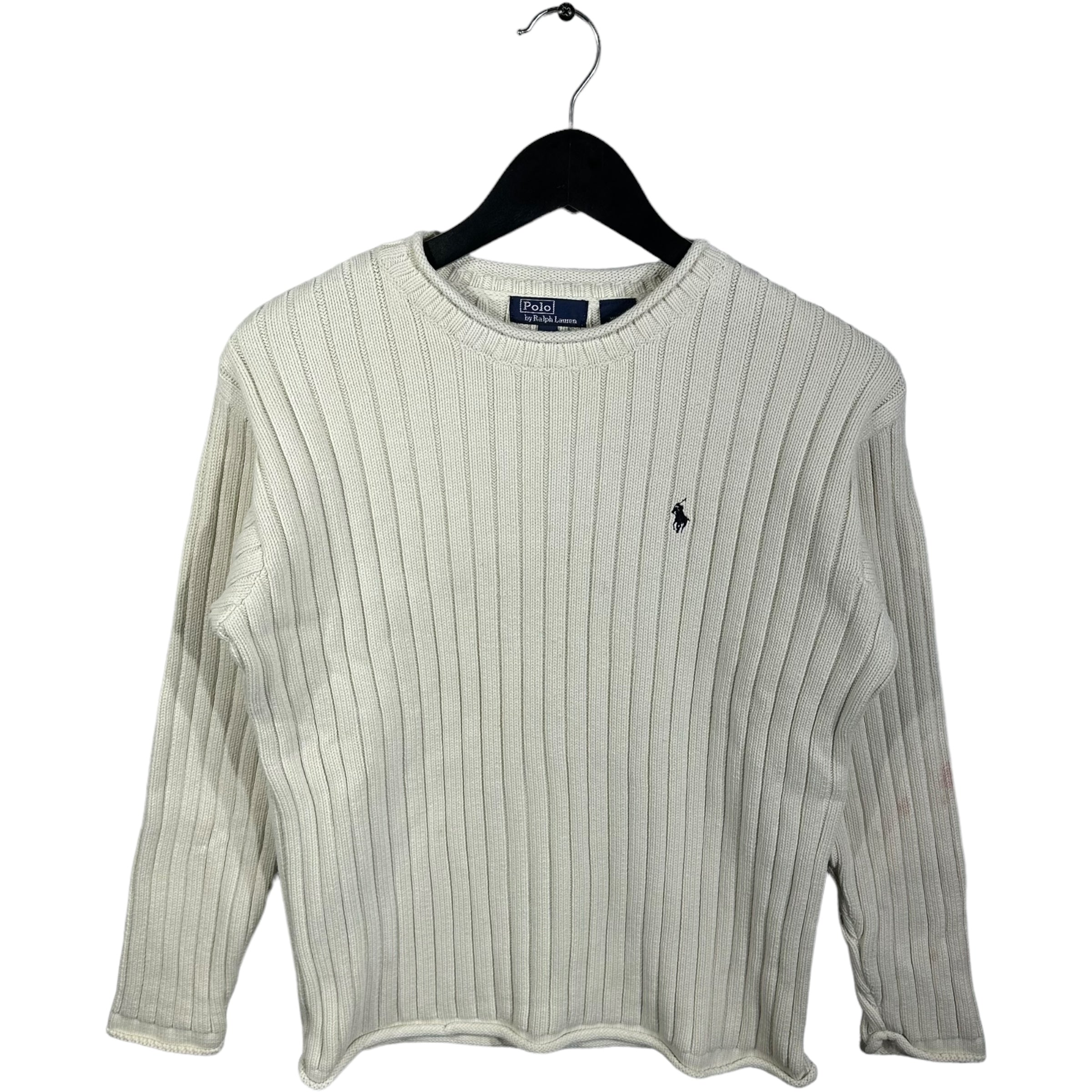 Vintage Polo Ralph Lauren Mini Horse Ribbed Knit Sweater