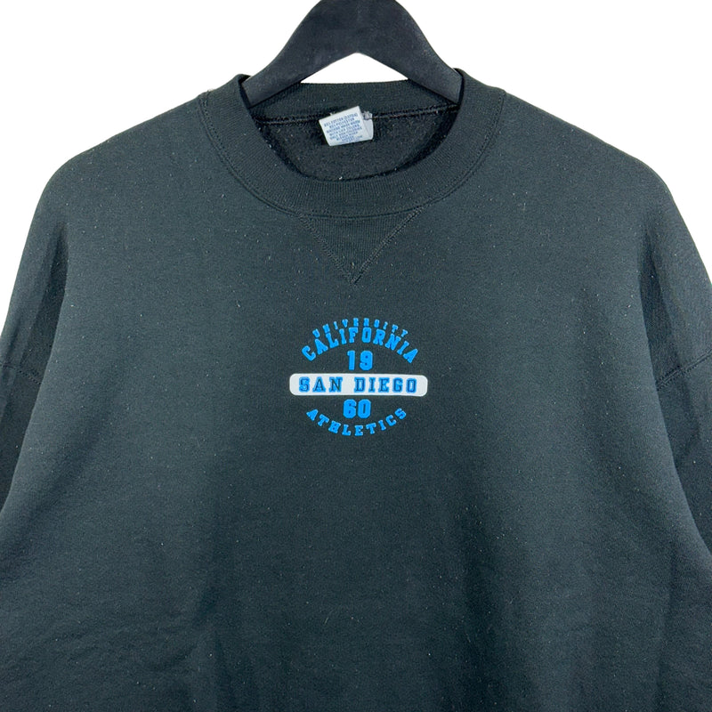 Vintage University California San Diego Athletics Russell Crewneck