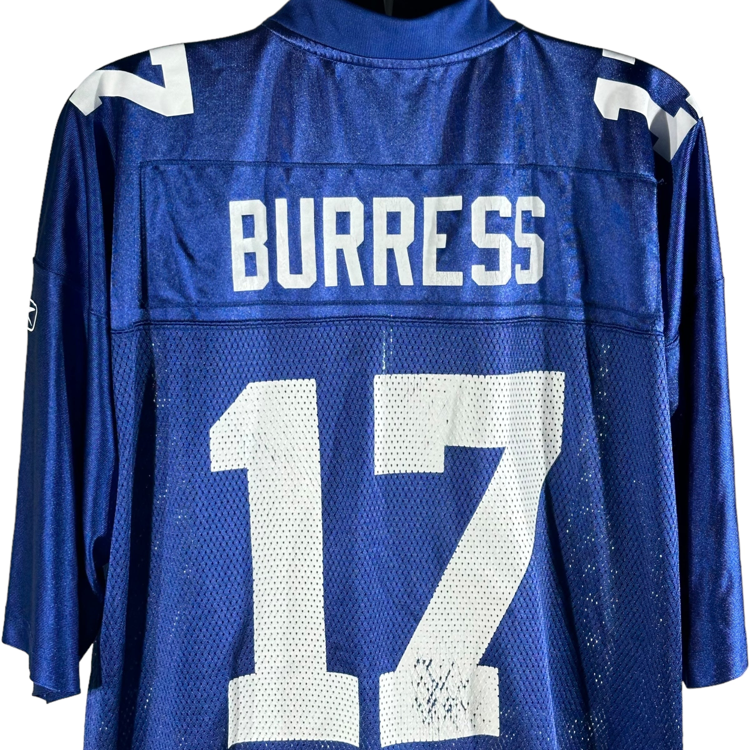 Vintage NFL Super Bowl New York Giants #17 Burress Jersey