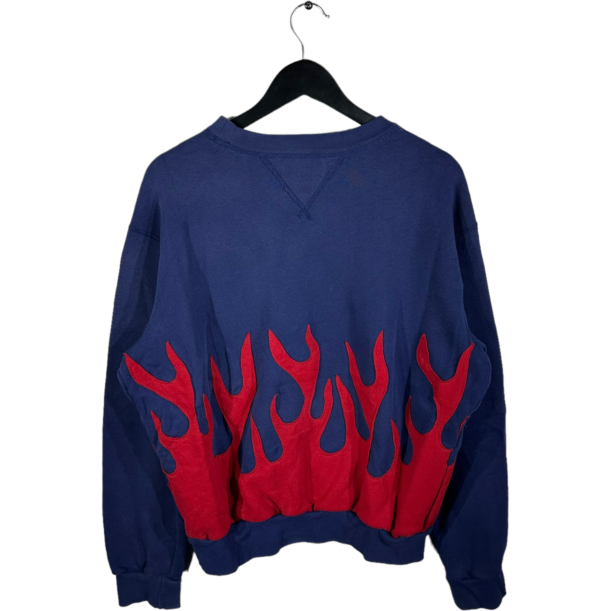 Vintage Cut & Sew Polo Flame Crewneck