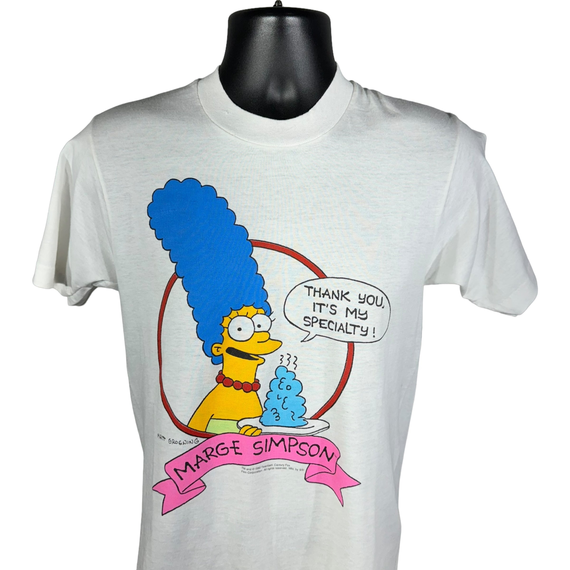 Vintage Marge Simpson "Thank You It's My Specialty" Tee 1990