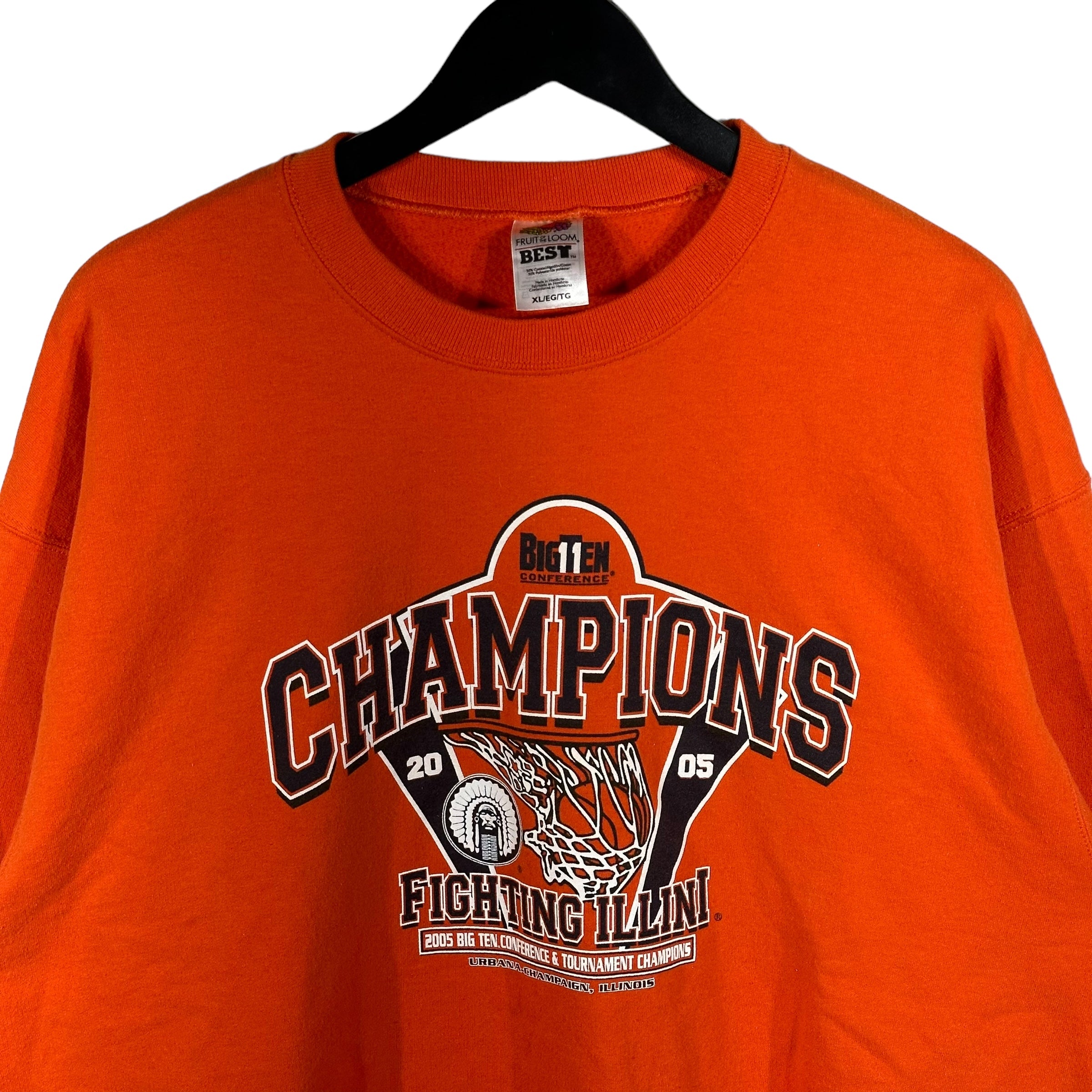 Fighting Illinois Big Ten Conference Champions Crewneck