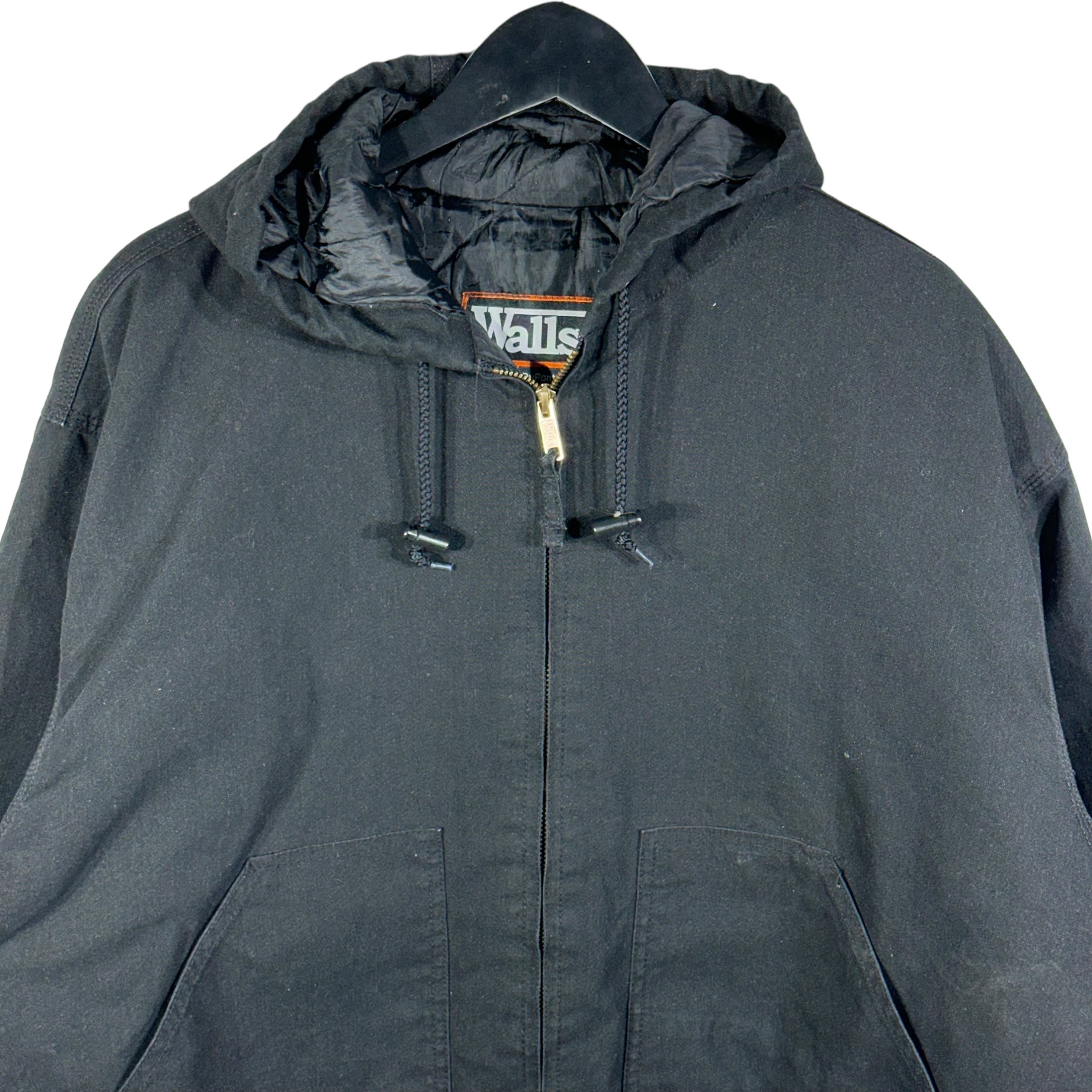 Vintage Walls Hooded Workwear Jacket