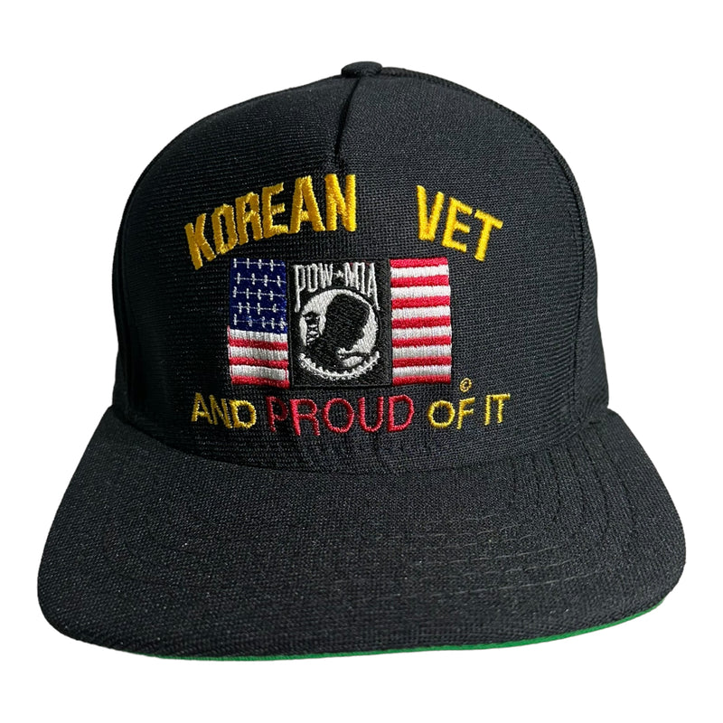 Vintage Korean Vet Pow-Mia Snapback Hat