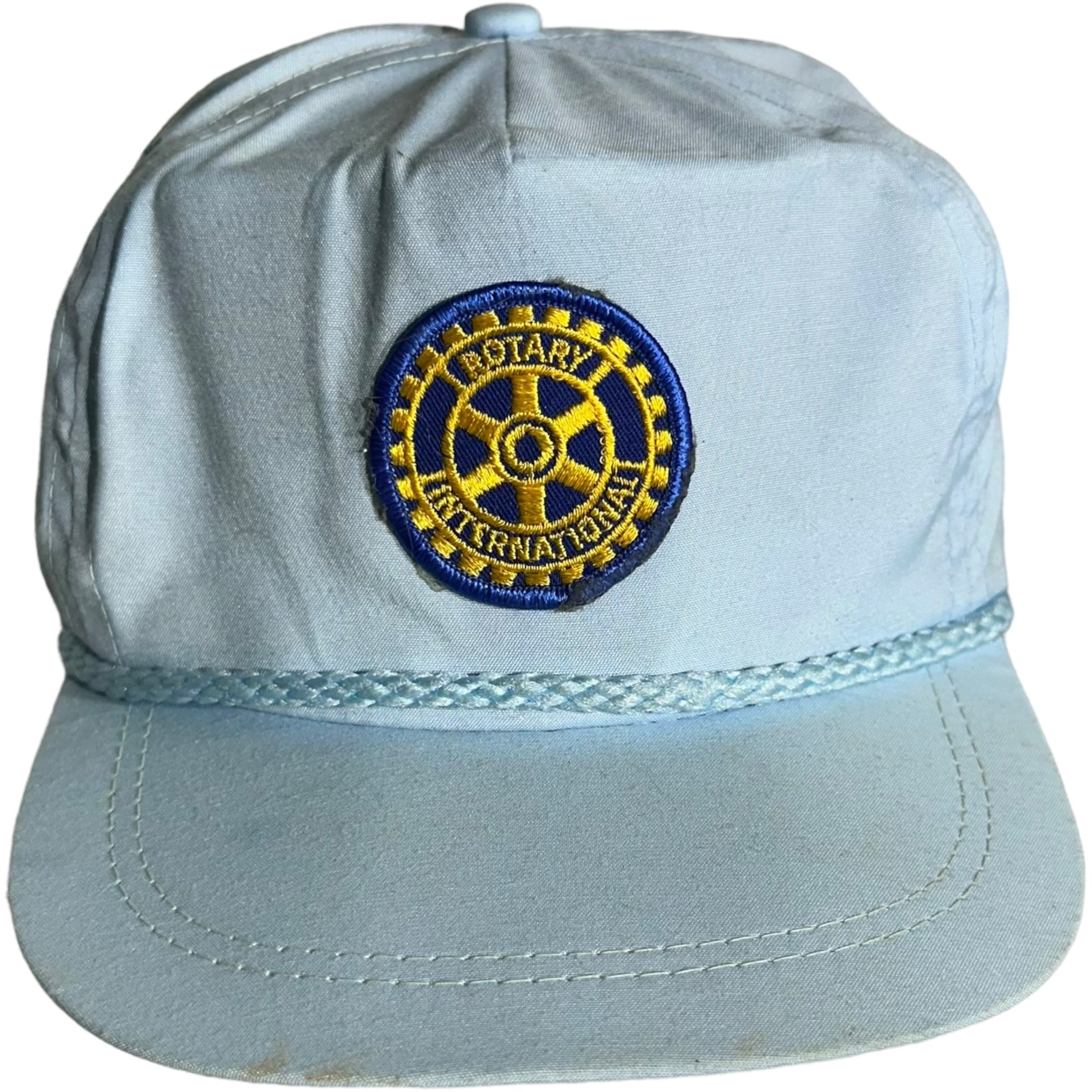 Vintage Rotary International Rope Lace Strapback Hat