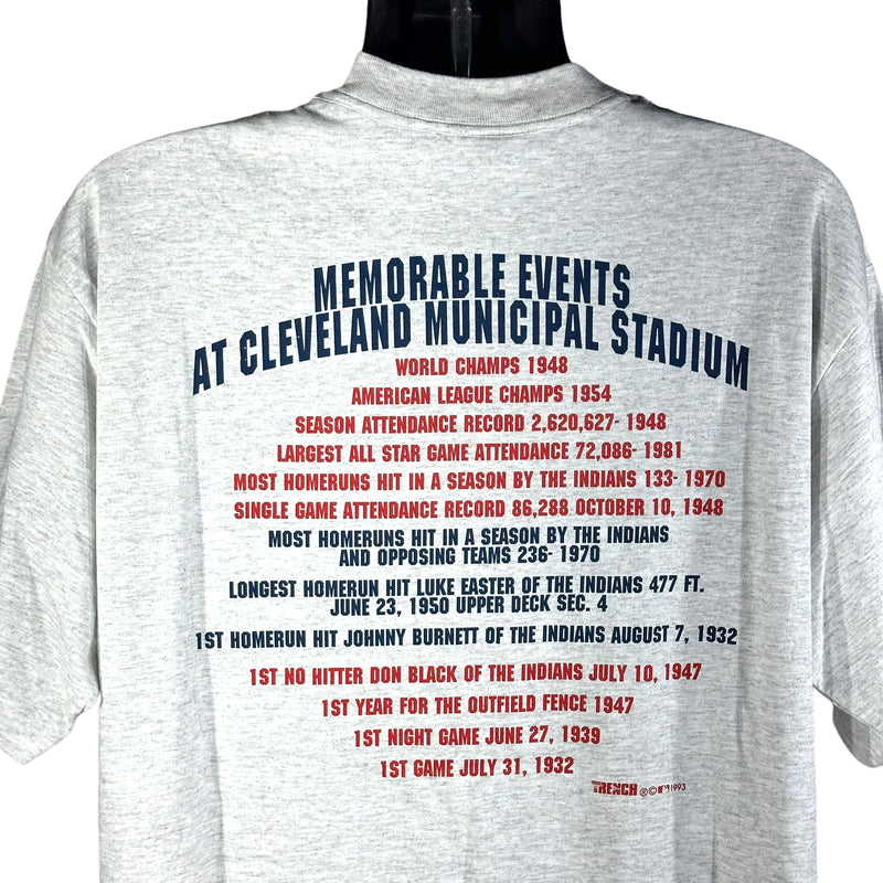 Vintage Cleveland Indians Seasons Finale Tee 1993