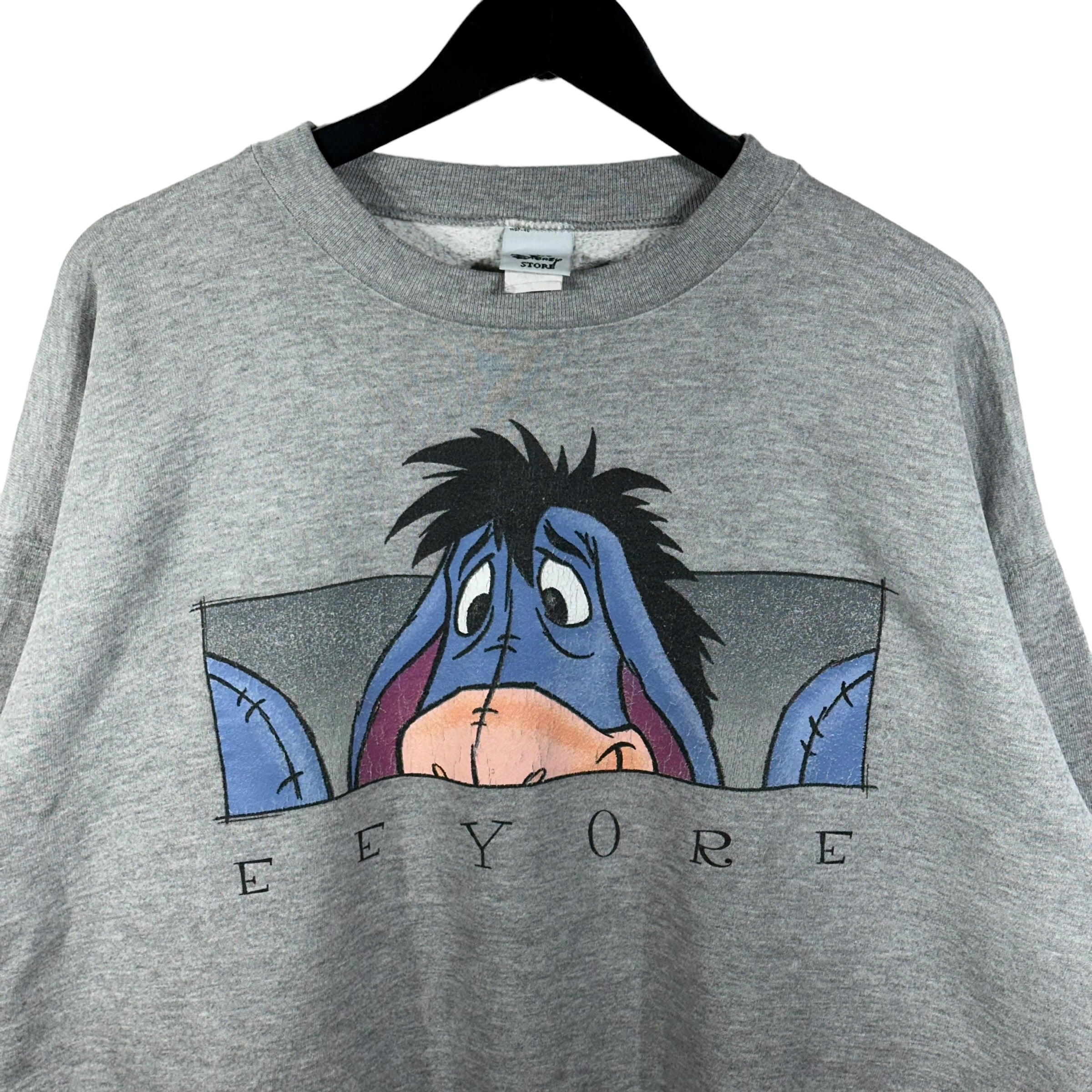 Y2K Disney Eeyore Distressed Crewneck