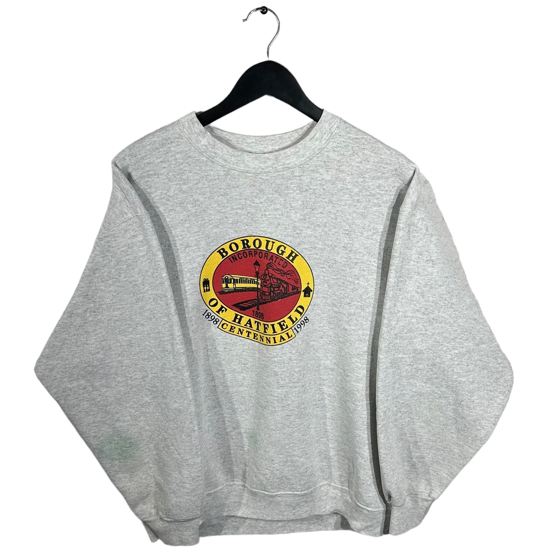 Vintage Borough Of Hatfield Centennial Crewneck