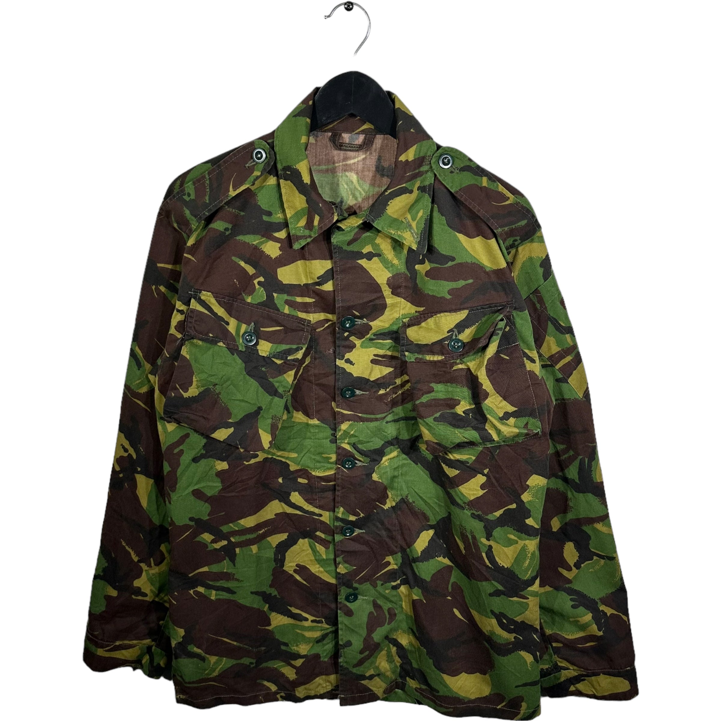Vintage Military Camo Button Up