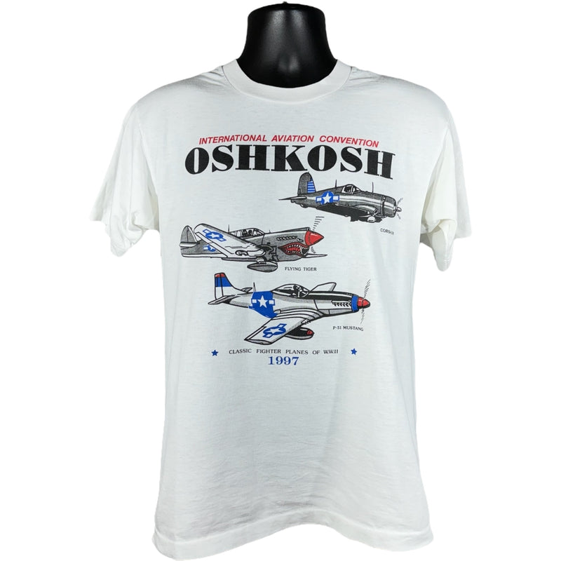 Vintage International Aviation Convention Oshkosh Tee 90s