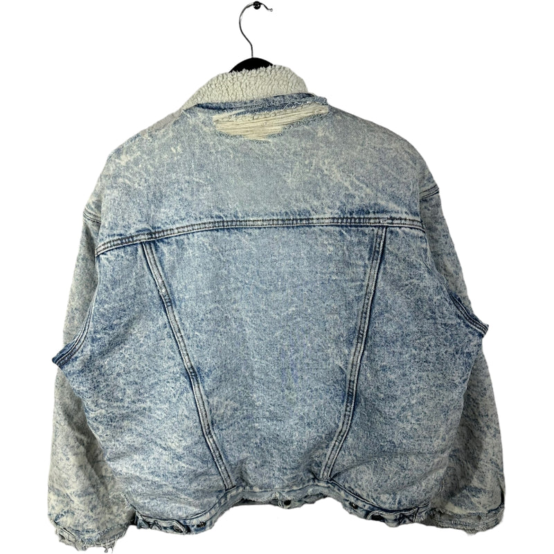 Vintage GAP Sherpa Lined Denim Jacket