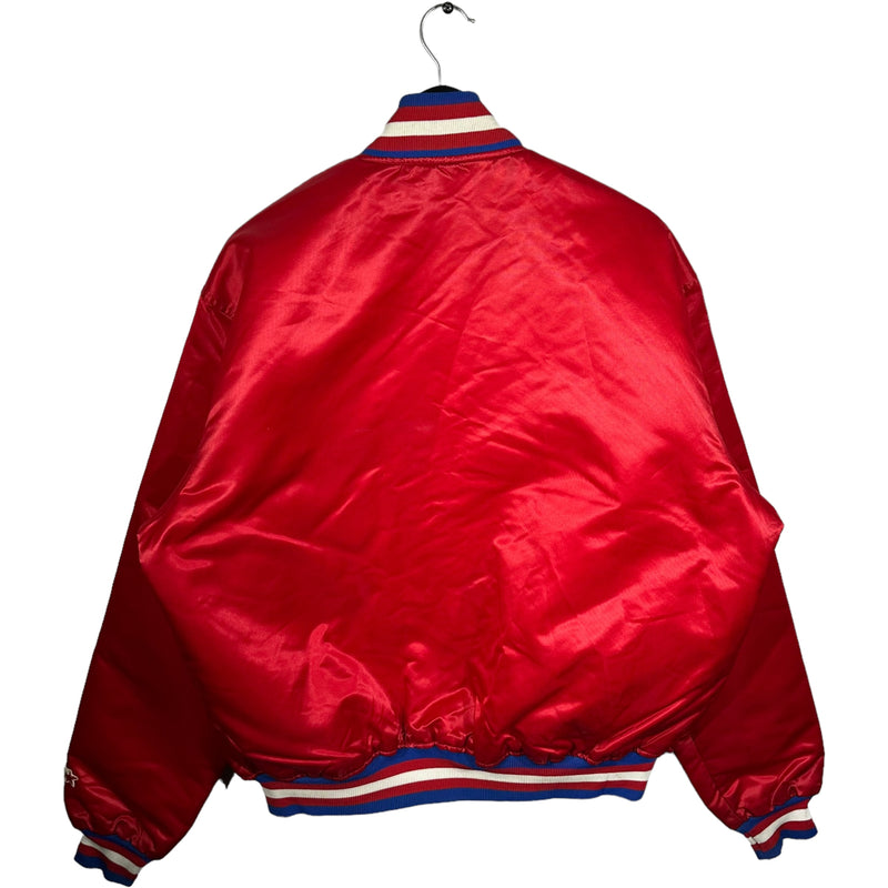 Vintage Philadelphia Sixers Starter Bomber Jacket