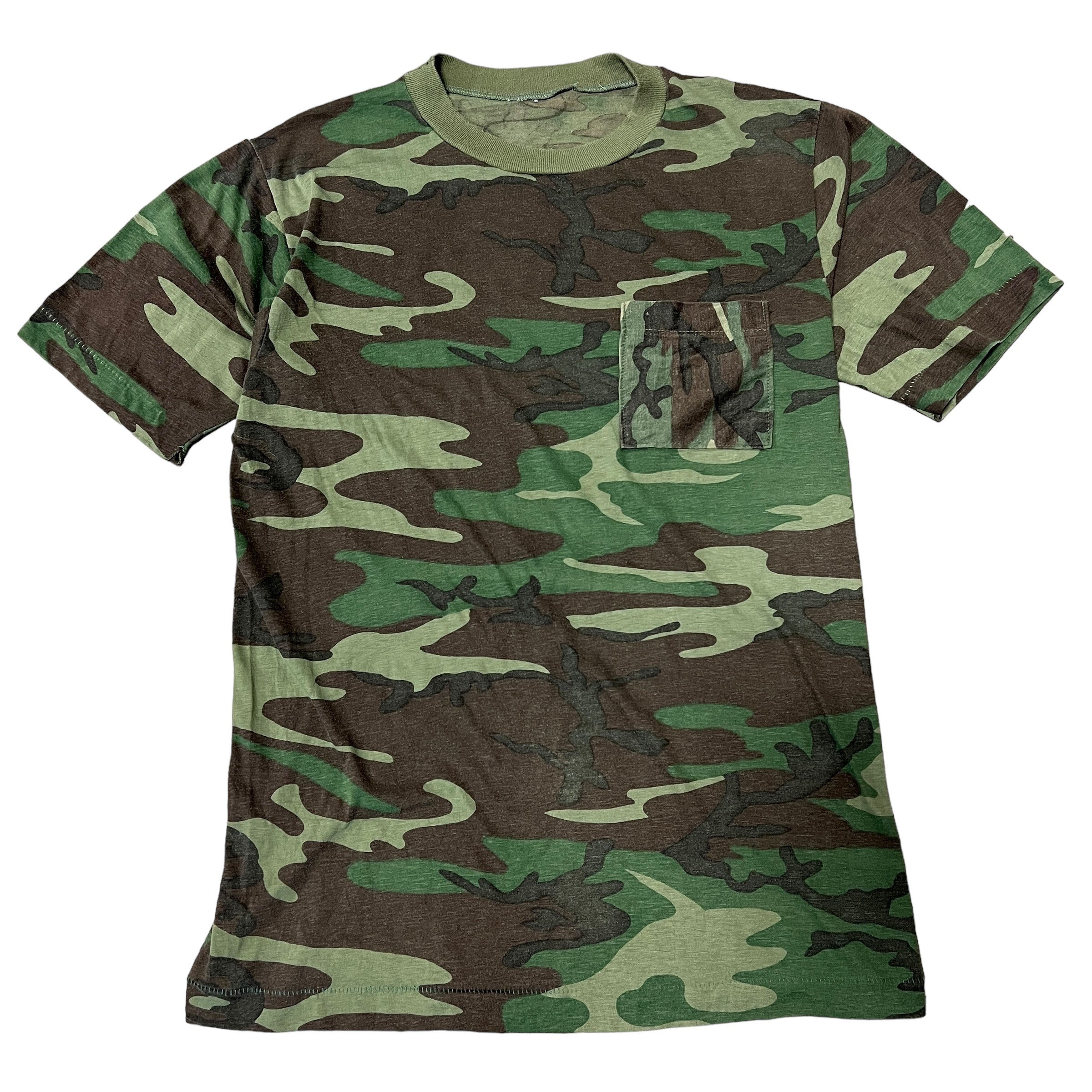 Vintage Woodland Camouflage Pocket Tee