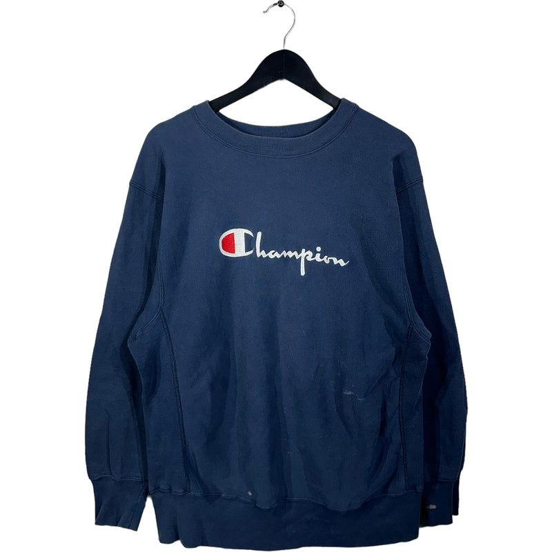 Vintage Champion Reverse Weave Warm Up Crewneck 80s