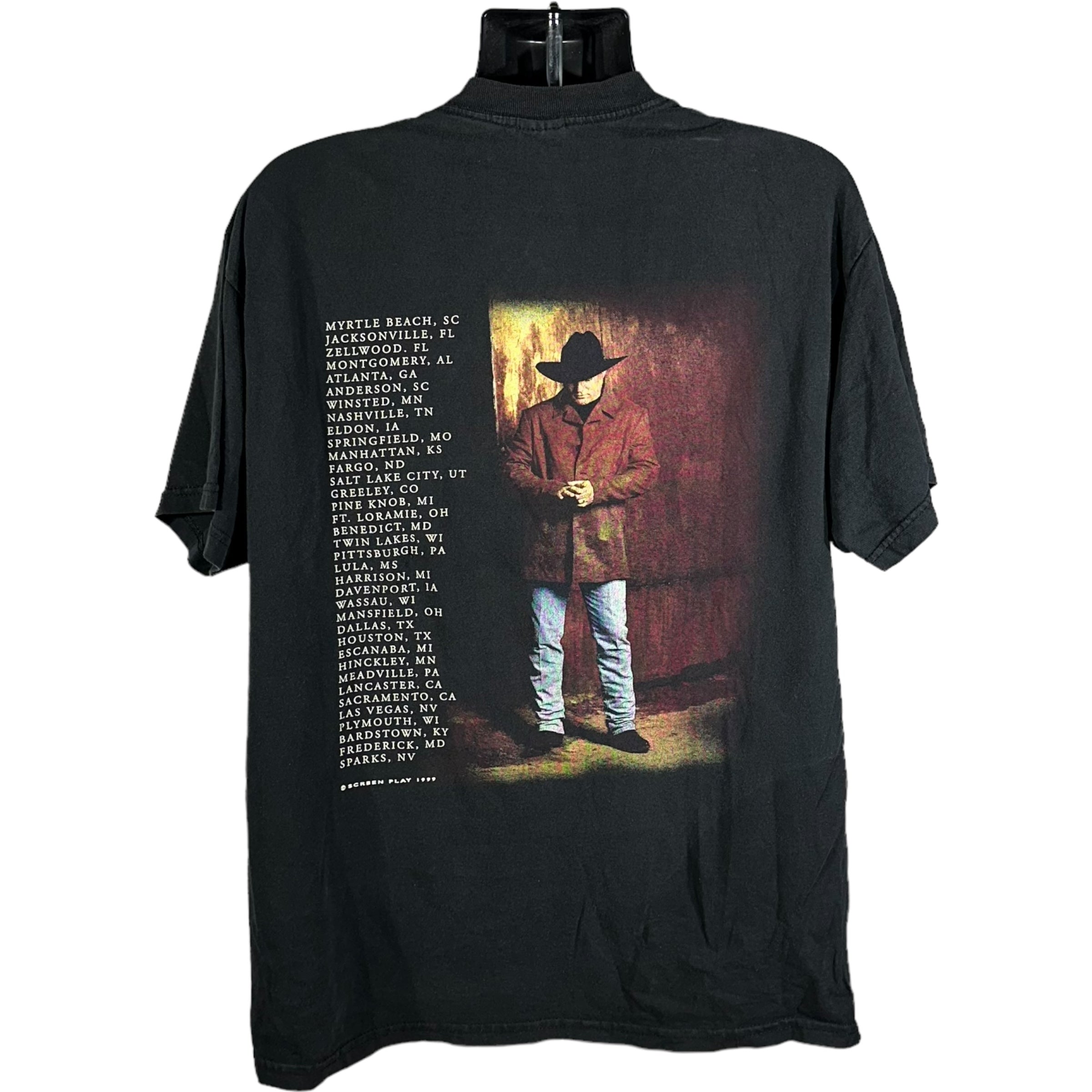 Vintage John Michael Montgomery Tour Tee 1999