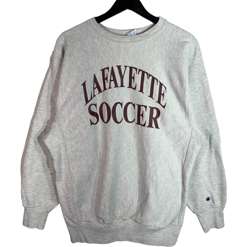 Vintage Champion Reverse Weave Lafayette Soccer College Crewneck