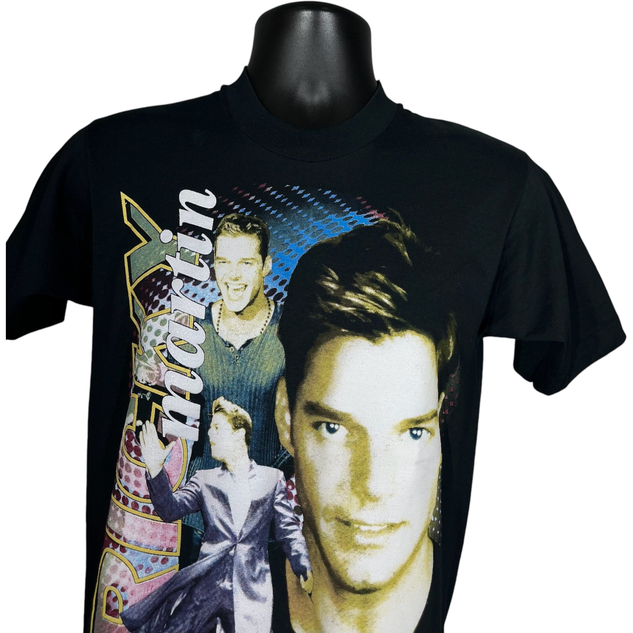 Vintage Ricky Martin "Livin La Vida Loca" Rap Tee 90s