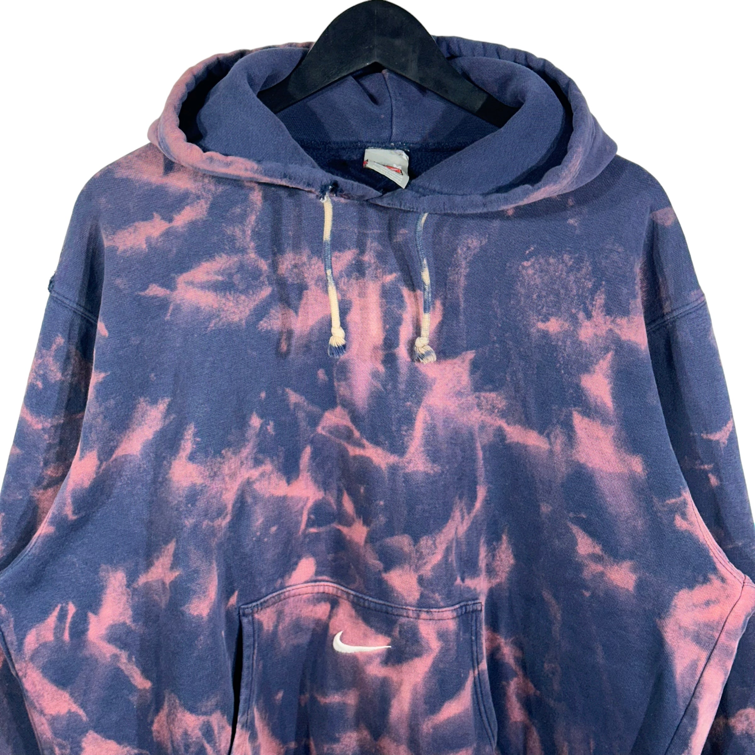 Vintage Nike Bleached Pocket Swoosh Hoodie