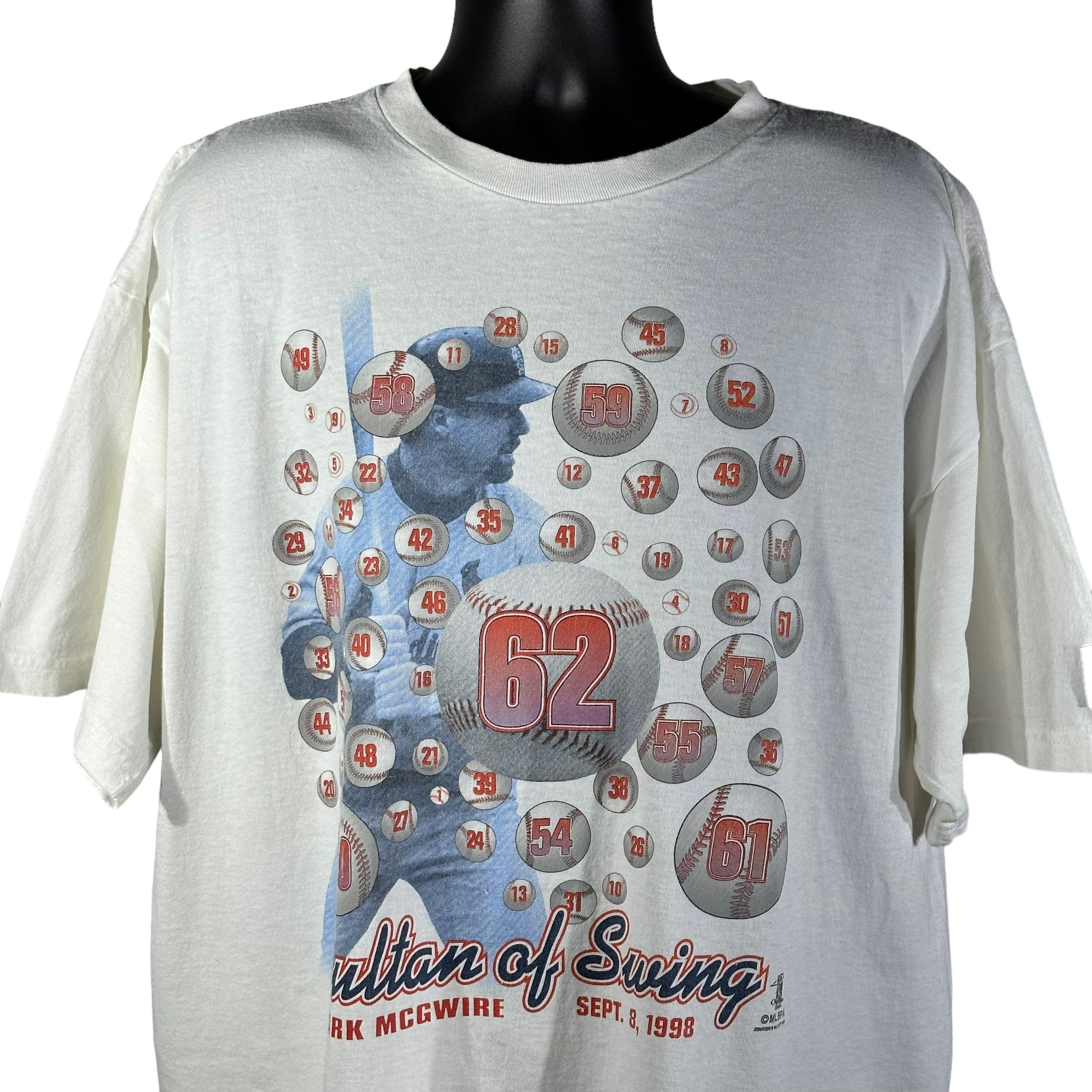 Vintage "Sultan Of Swing" Mark McGwire Starter Tee 1998