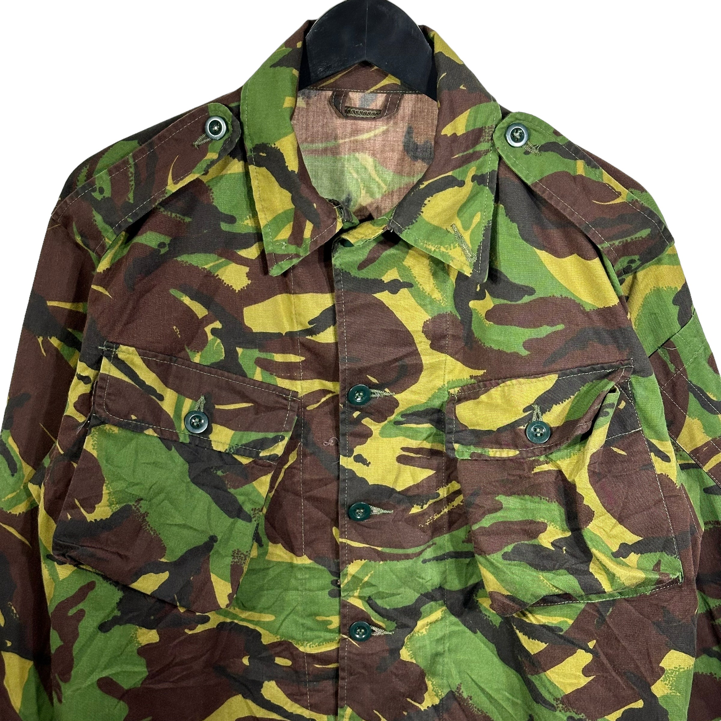 Vintage Military Camo Button Up