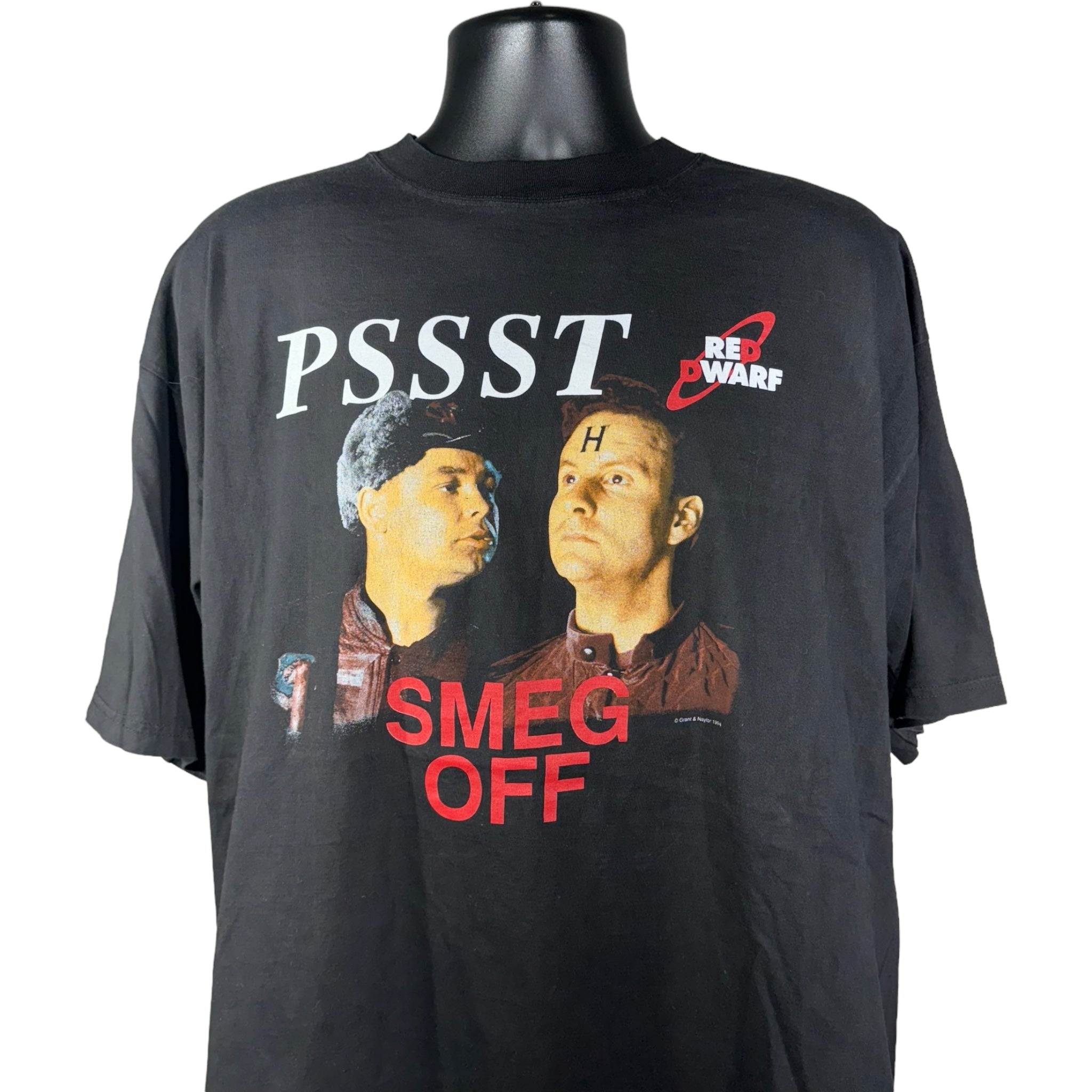 Vintage Red Dwarf "Pssst Smegg Off" Sci Fi Show Tee