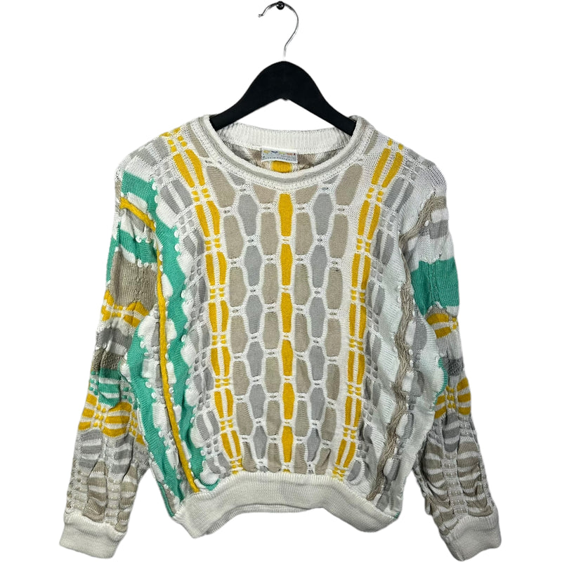 Vintage Coogi Cotton 3D Knit Sweater