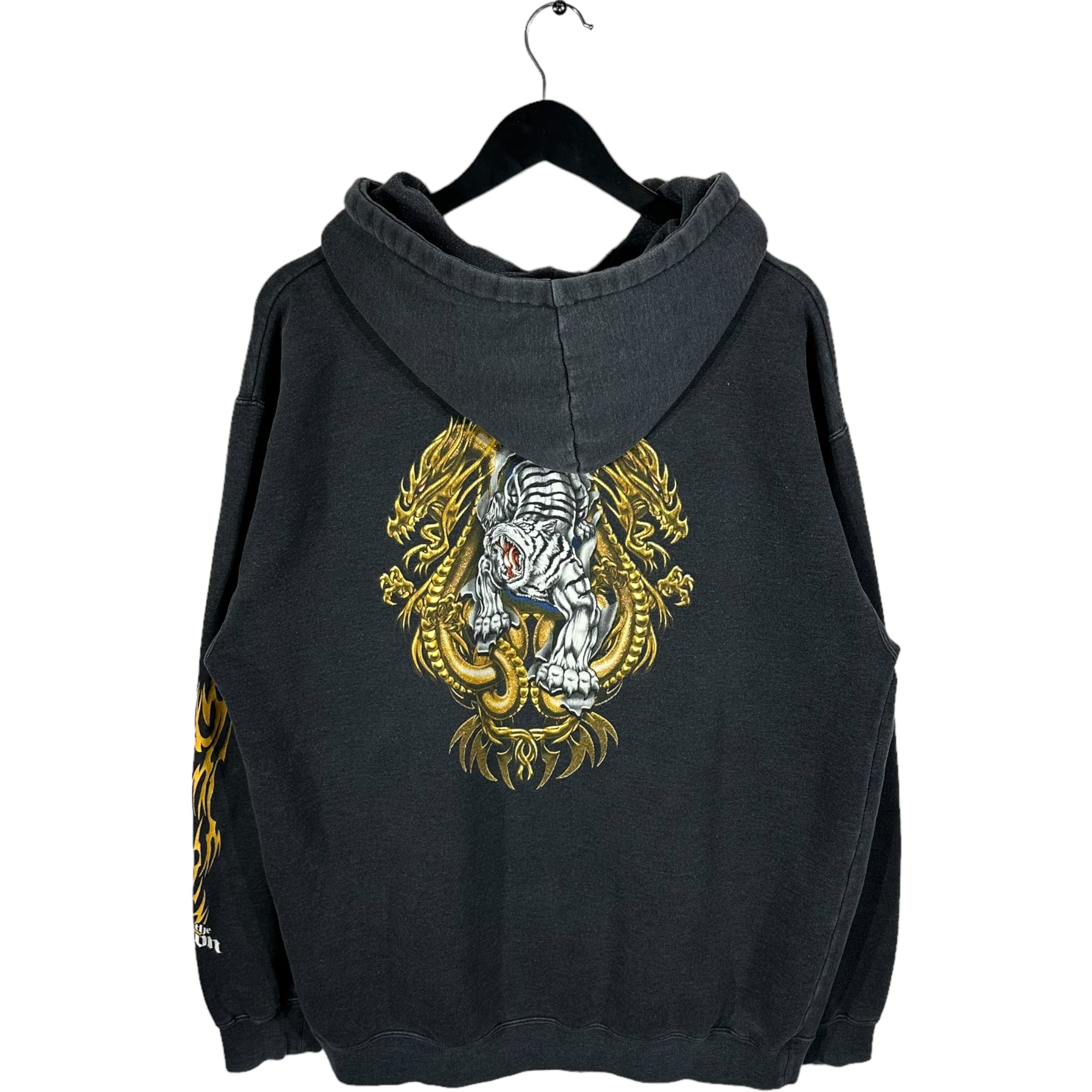 Vintage "Year Of The Dragon" Tiger Hoodie