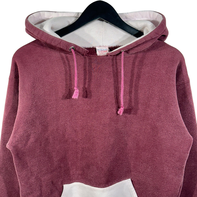 Vintage Blank Pink Pocket Hoodie