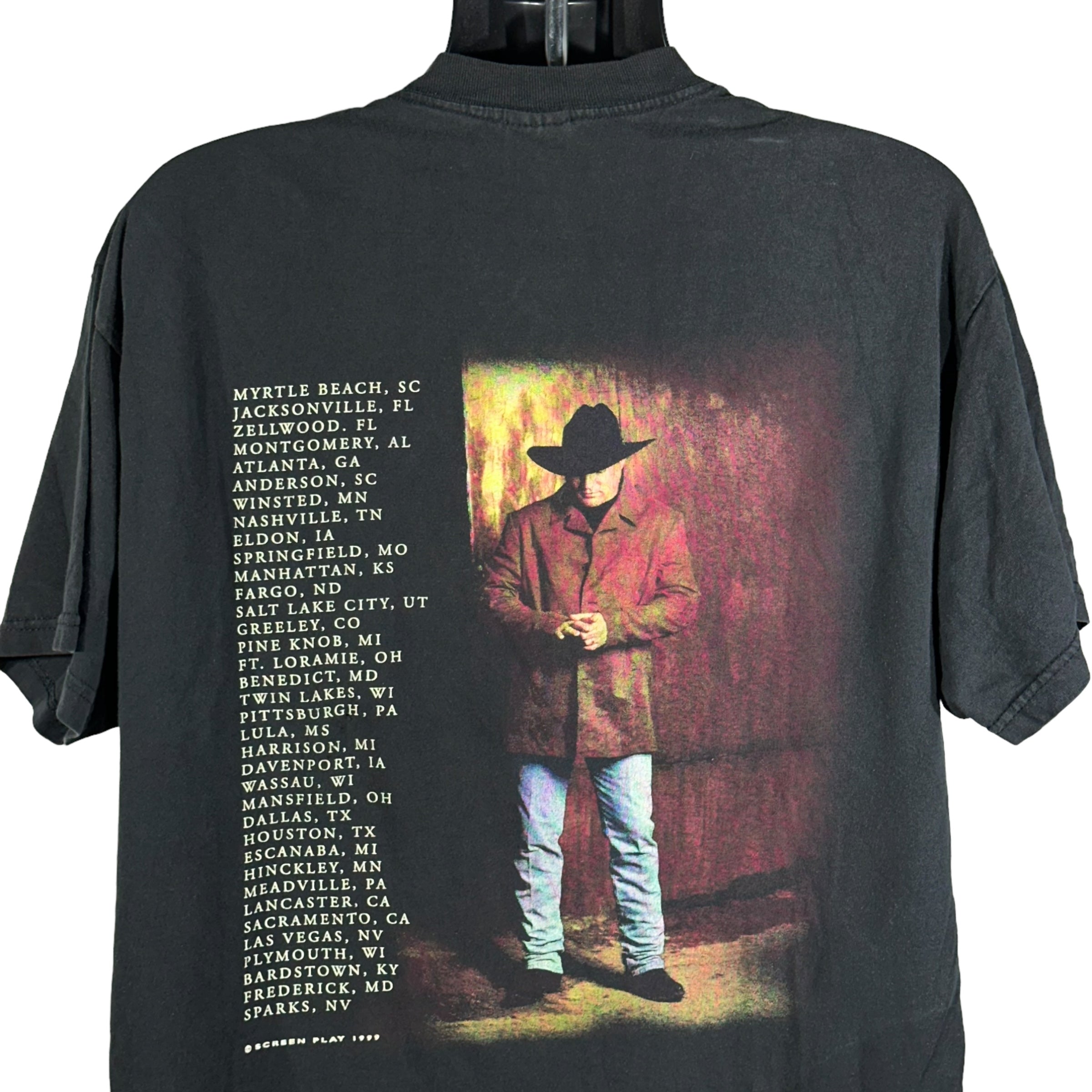 Vintage John Michael Montgomery Tour Tee 1999