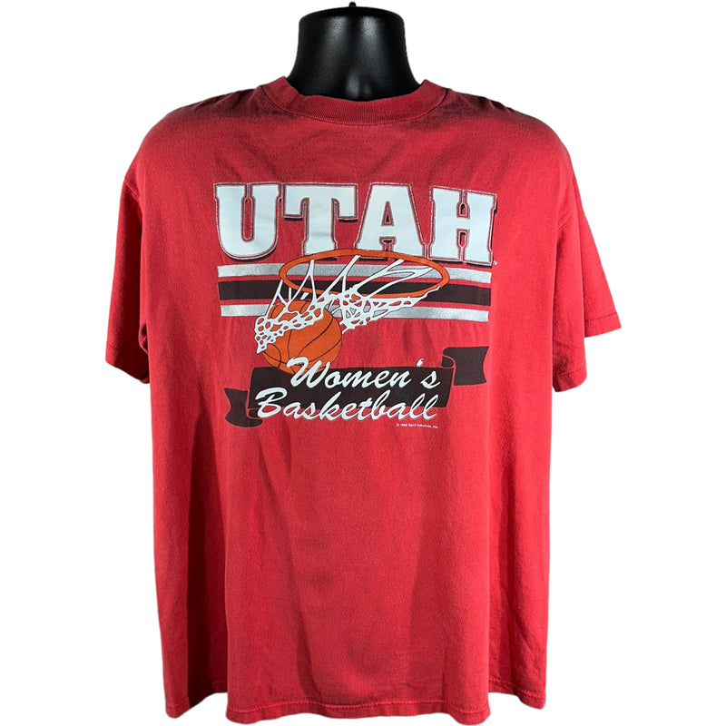 Vintage Utah Womans Basketball Tee 1995