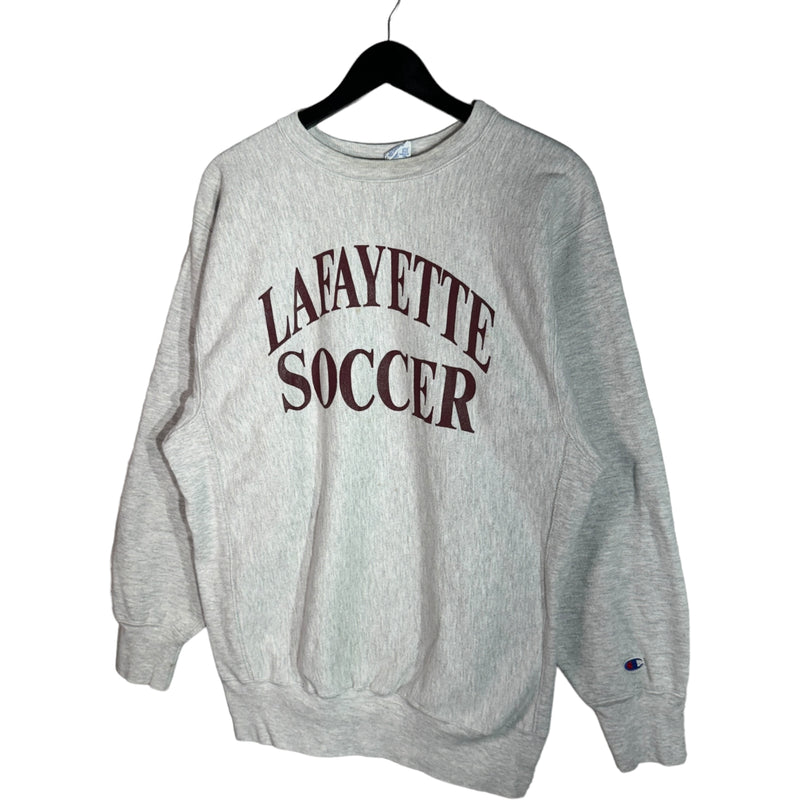 Vintage Champion Reverse Weave Lafayette Soccer College Crewneck