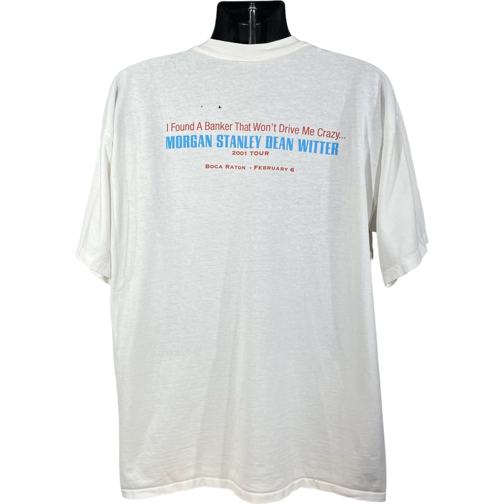 Vintage Morgan Stanley Dean Witter Tour Tee 2001