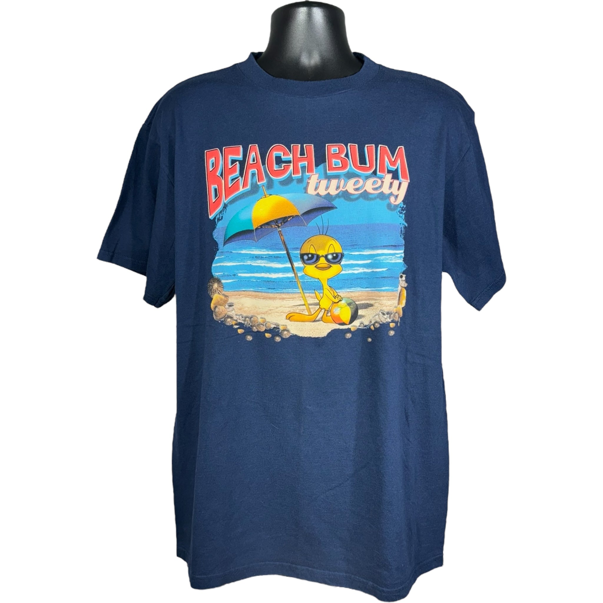 Vintage Looney Tunes Tweety Bird "Beach Bum" Tee 90s