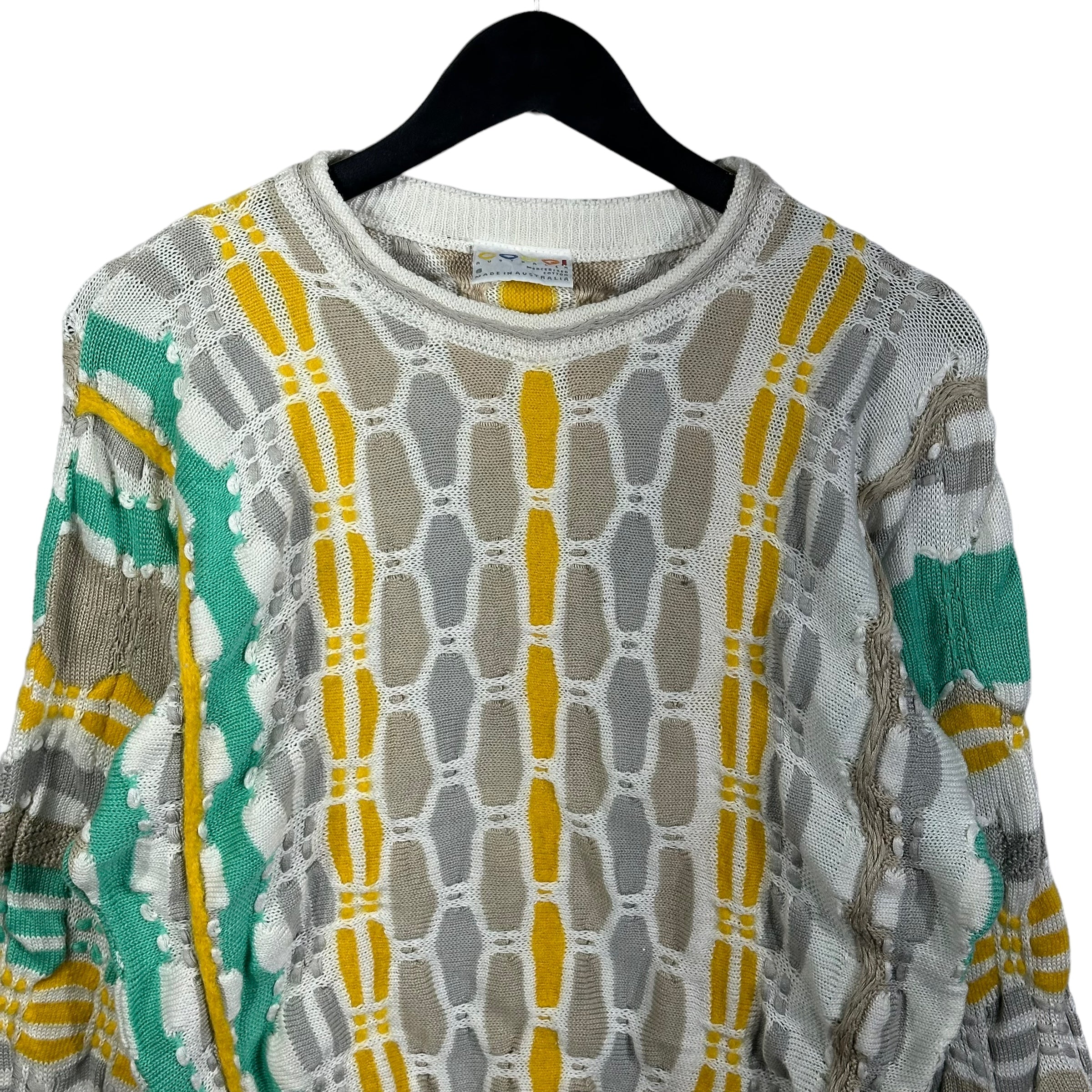 Vintage Coogi Cotton 3D Knit Sweater