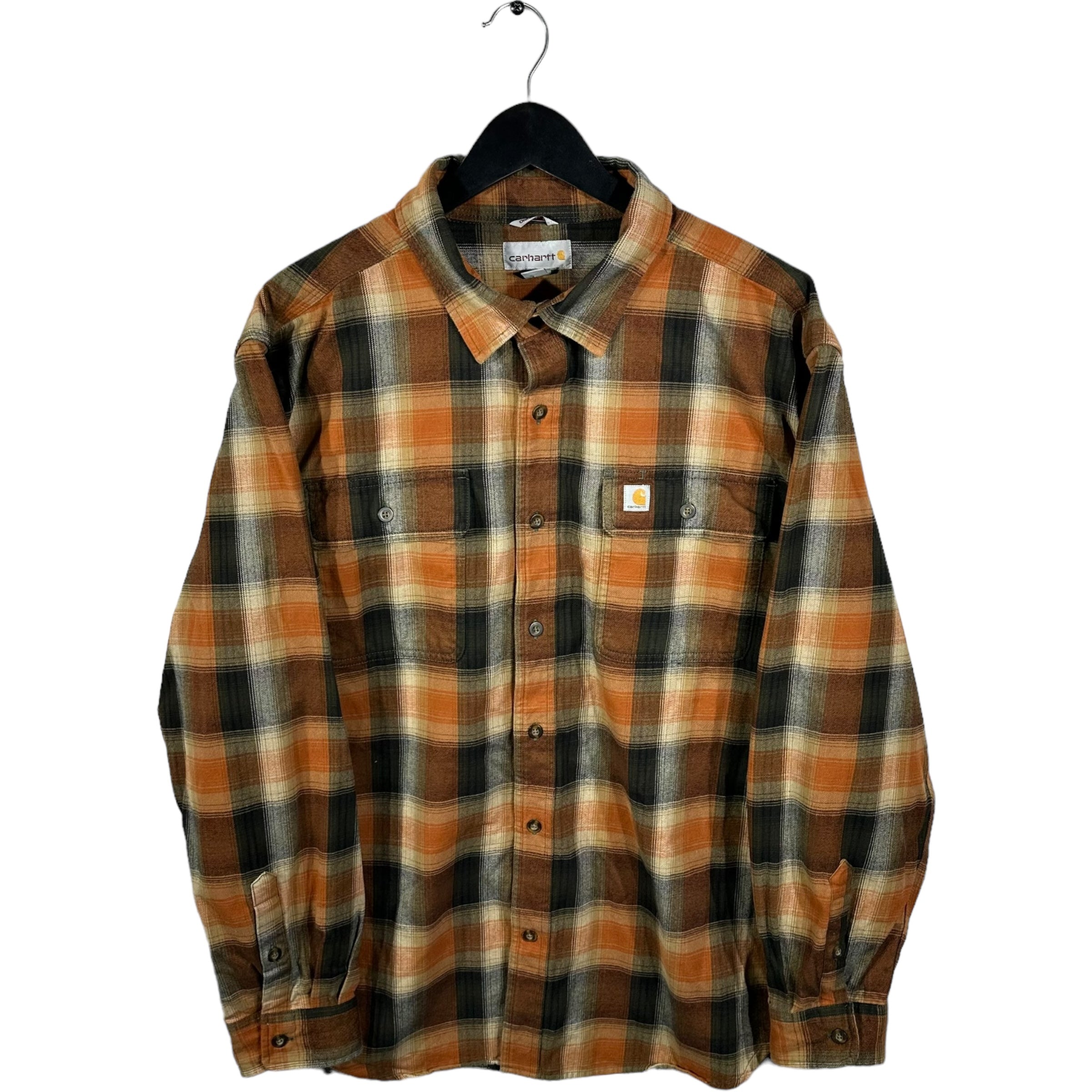 Vintage Carhartt Flannel Plaid Button Up